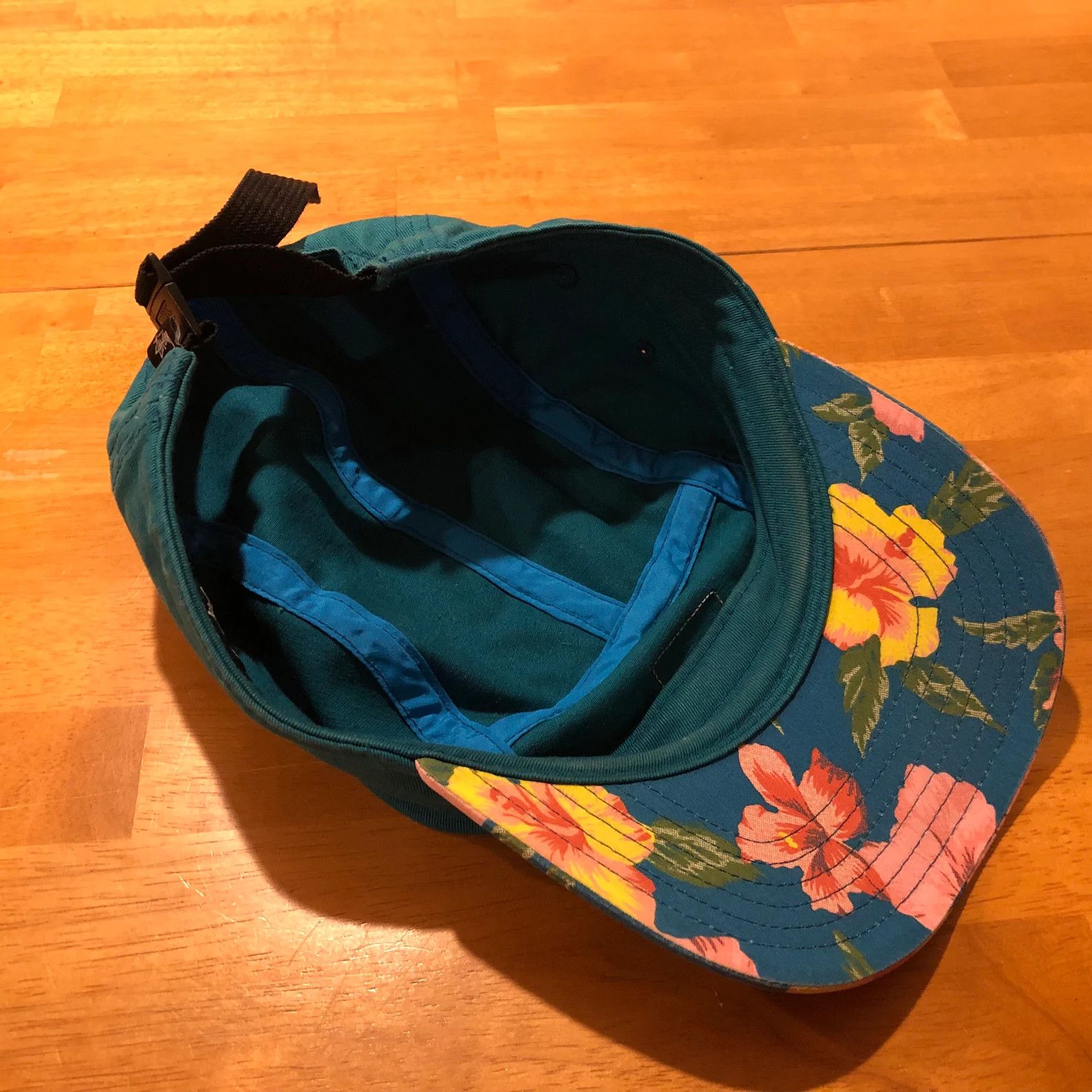 Stussy VINTAGE STUSSY Floral Camp Cap 5-Panel Hat Cap Size ONE SIZE - 5 Thumbnail