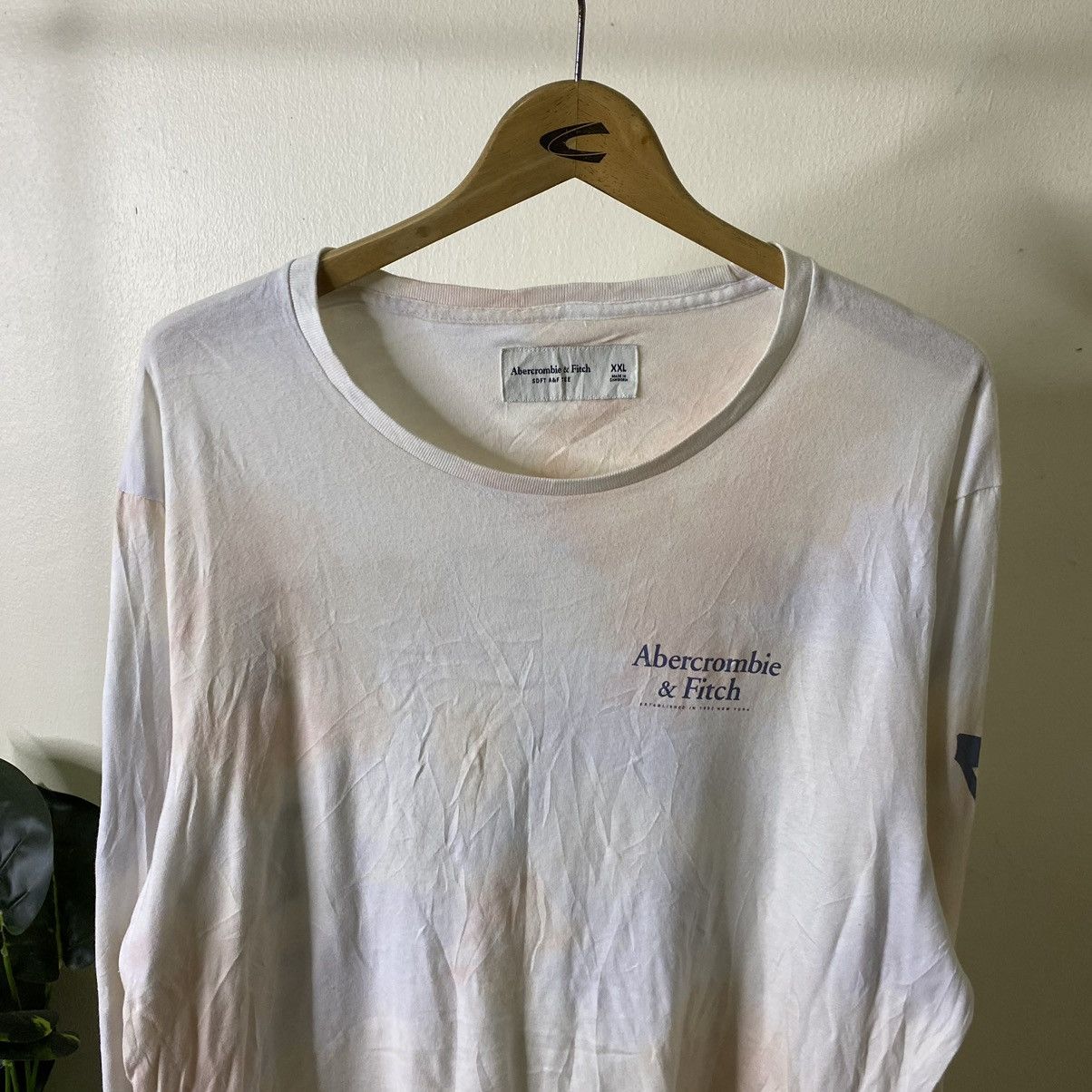 Abercrombie & Fitch Y2K Abercrombie & Fitch Cotton Candy LS T Shirt Size US XXL / EU 58 / 5 - 7 Thumbnail