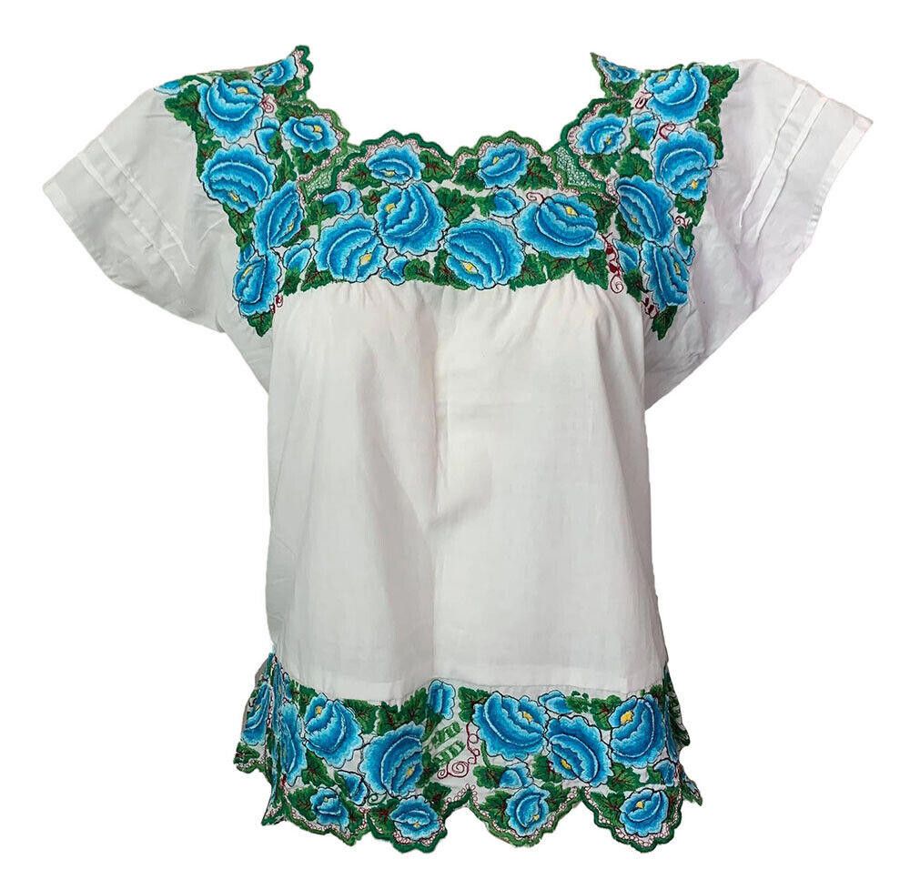 Designer Used White Hand Made Blouse M Size M / US 6-8 / IT 42-44 - 1 Thumbnail