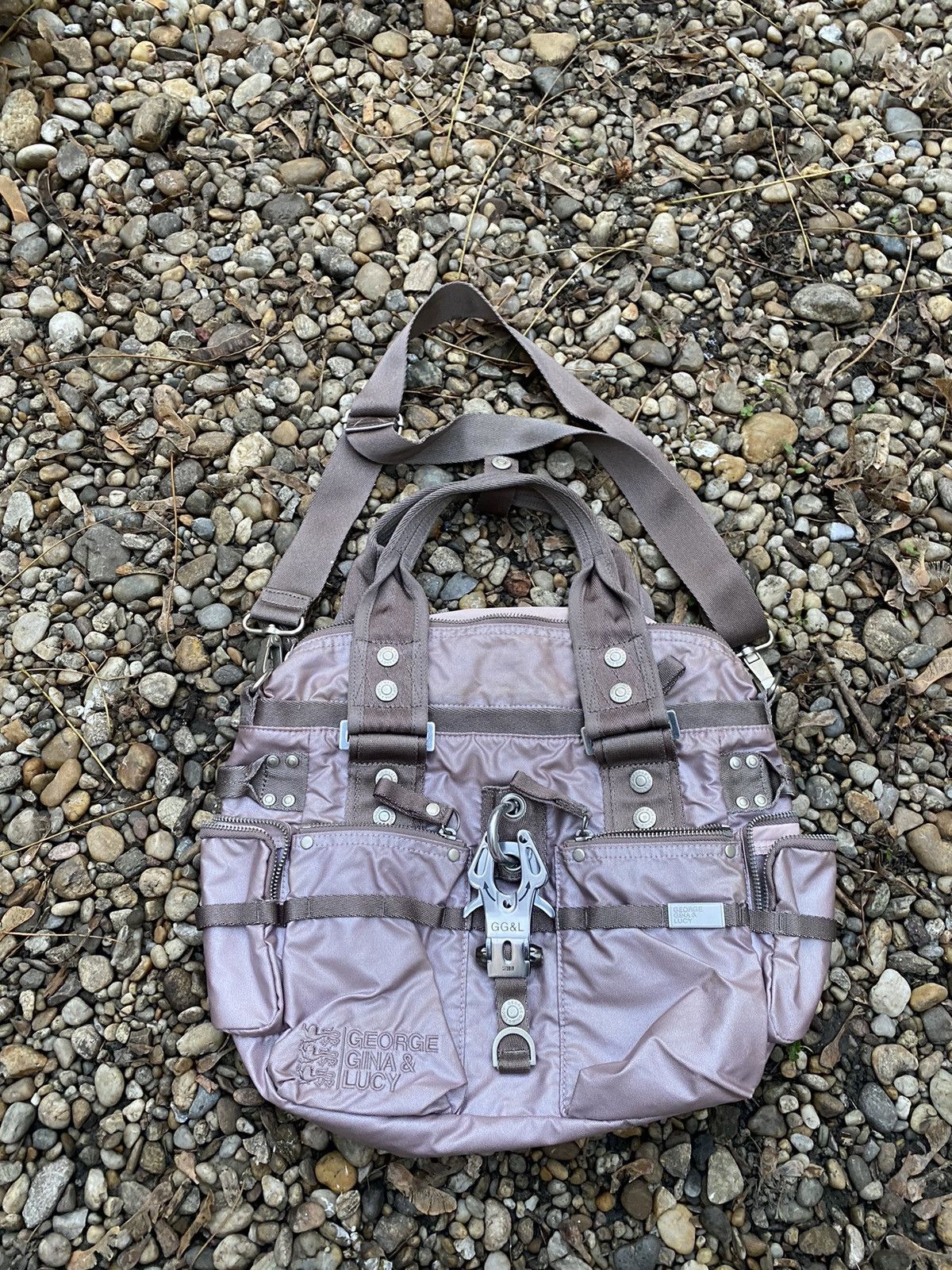 Japanese Brand George Gina & Lucy GGL Multipocket Crossbody Bag 6ix Size ONE SIZE - 3 Thumbnail