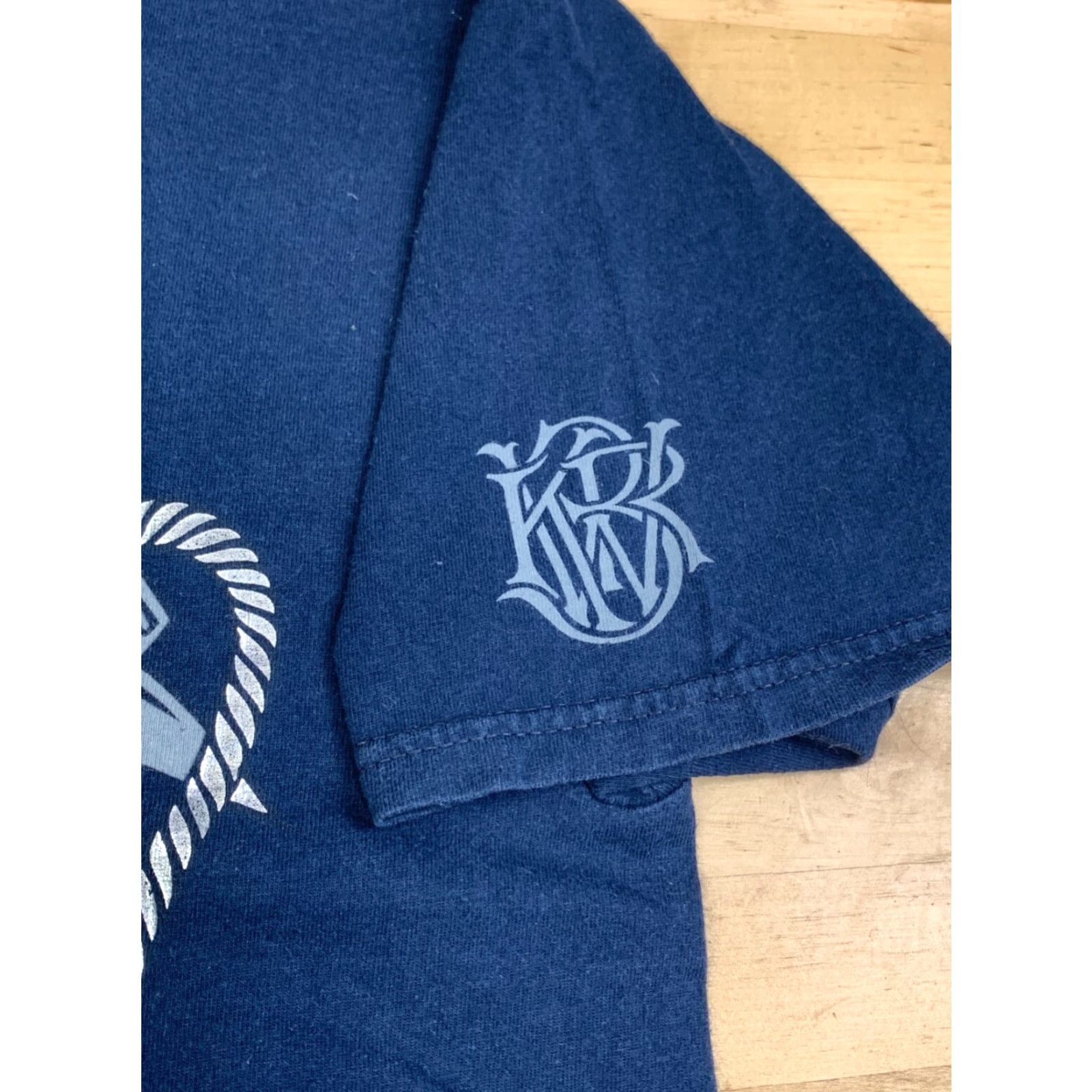 Krewe Krew Skateboard Graphic Shirt Mens M Blue Y2K Skate Gothic 90s (if applicable) Size US M / EU 48-50 / 2 - 5 Thumbnail