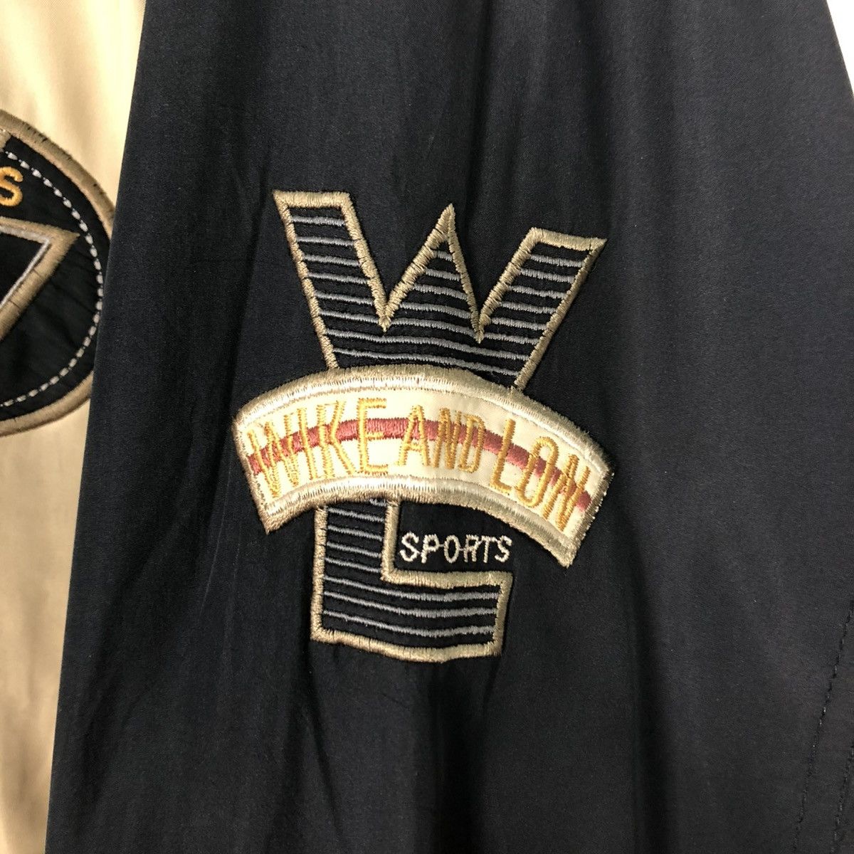 Japanese Brand 🔥VINTAGE BOMBER JACKET WIKE & LON BIG LOGO ISSEY MIYAKE Size US L / EU 52-54 / 3 - 22 Thumbnail