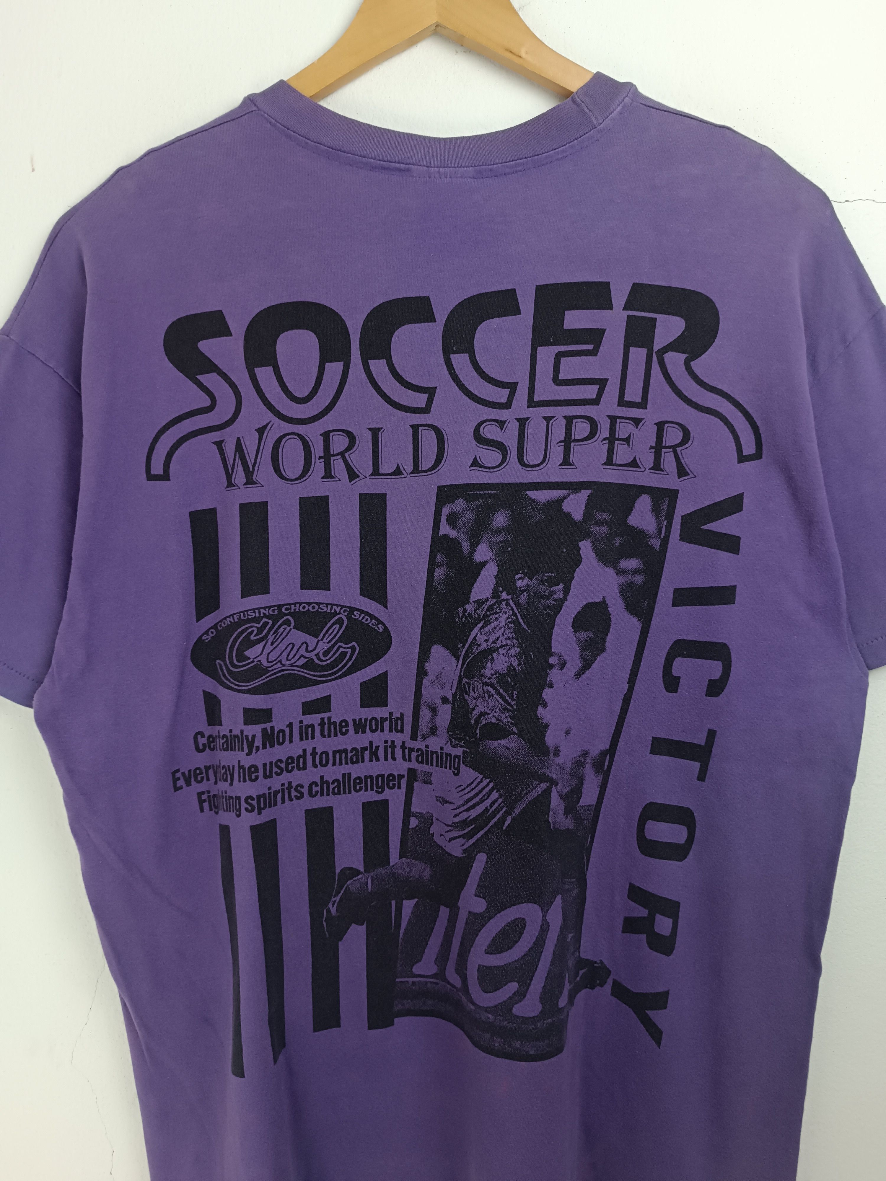 Vintage VINTAGE 90s SOCCER WORLD FOOTBALL FIFA UEFA MADRID VERY RARE Size US XL / EU 56 / 4 - 14 Thumbnail