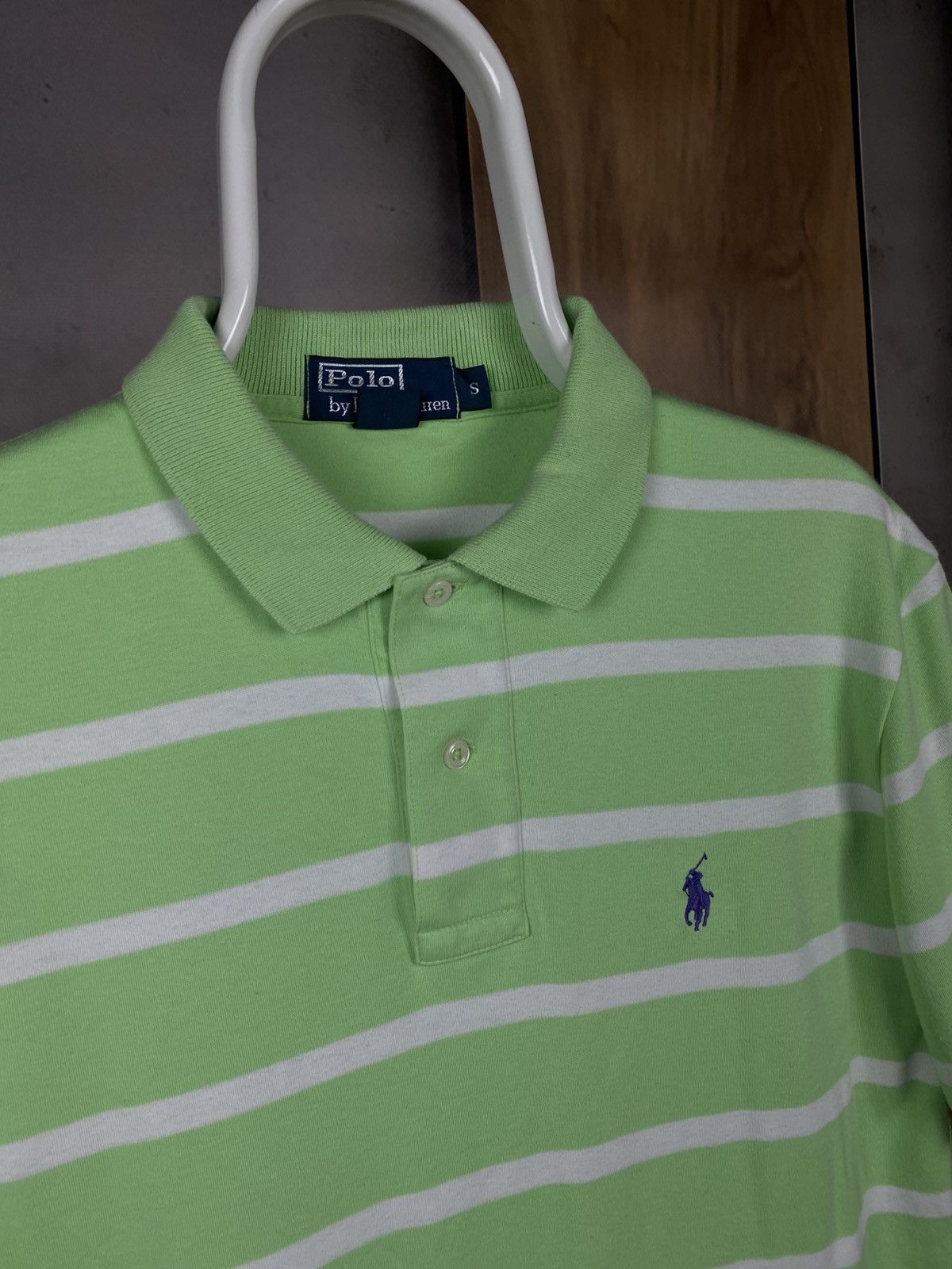 Polo Ralph Lauren 🎠Vintage 90s Polo T-Shirt Polo Ralph Lauren Striped VTG Tee🎠 Size US S / EU 44-46 / 1 - 2 Thumbnail