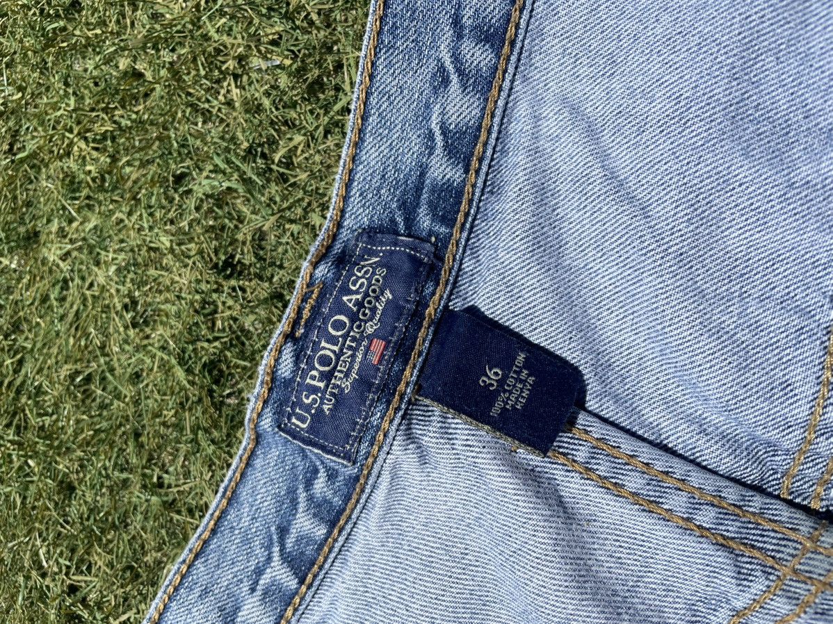 U.S. Polo Assn. Y2K US Polo ASSN Mens Jeans 36 Carpenter Shorts Light Wash Size US 36 / EU 52 - 10 Thumbnail
