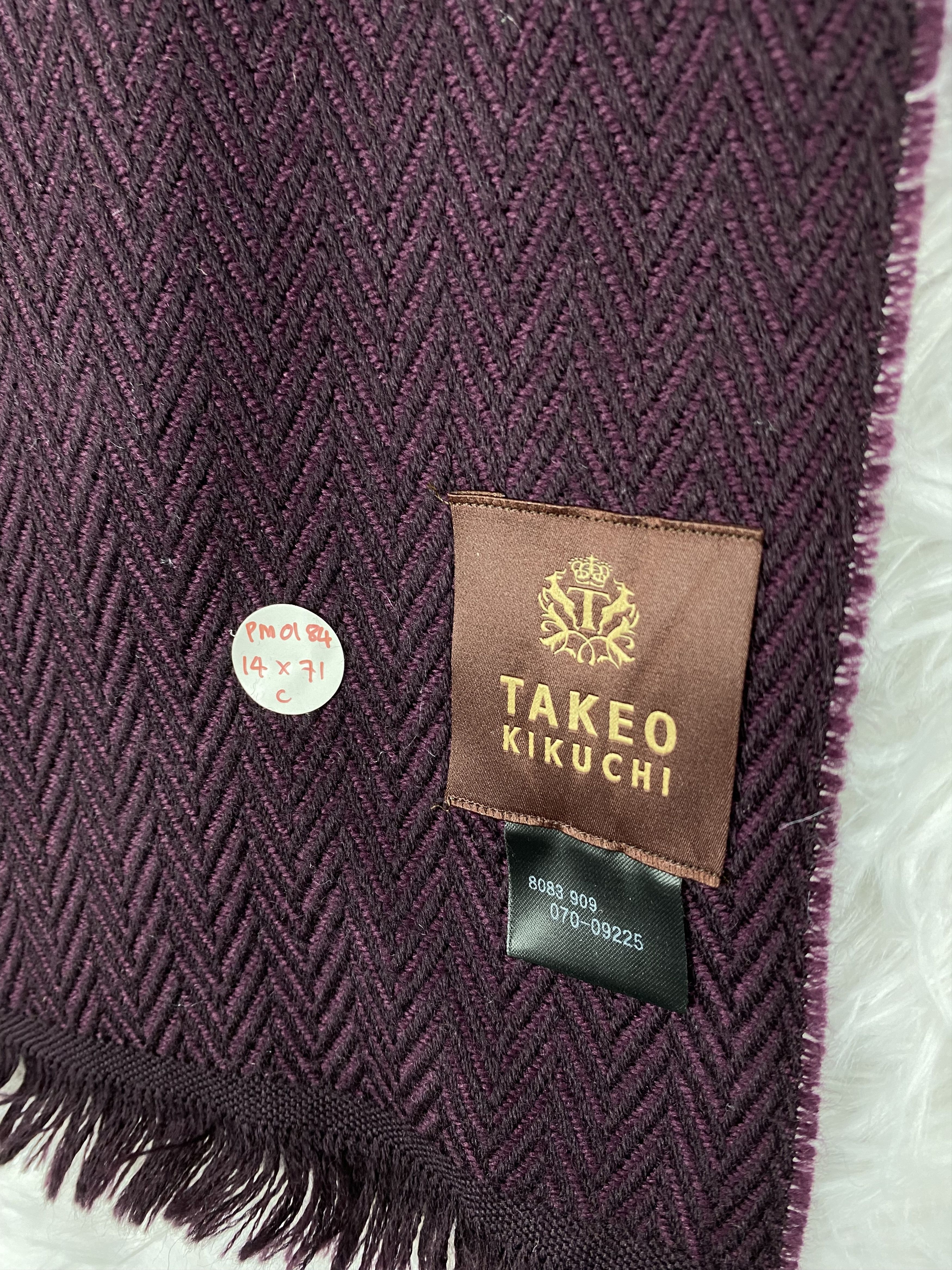Takeo Kikuchi × Vintage Vintage Takeo Kikuchi Scarf / Muffler Neckwear PM0184 Size ONE SIZE - 2 Thumbnail