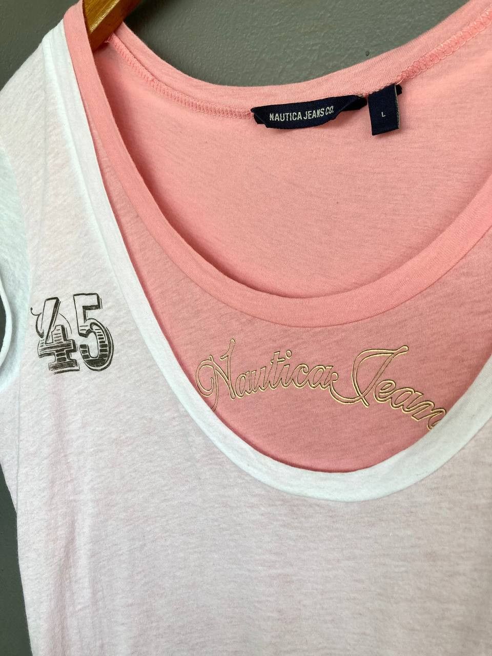 Nautica Nautica Y2k Double layered Tank Size L / US 10 / IT 46 - 4 Thumbnail