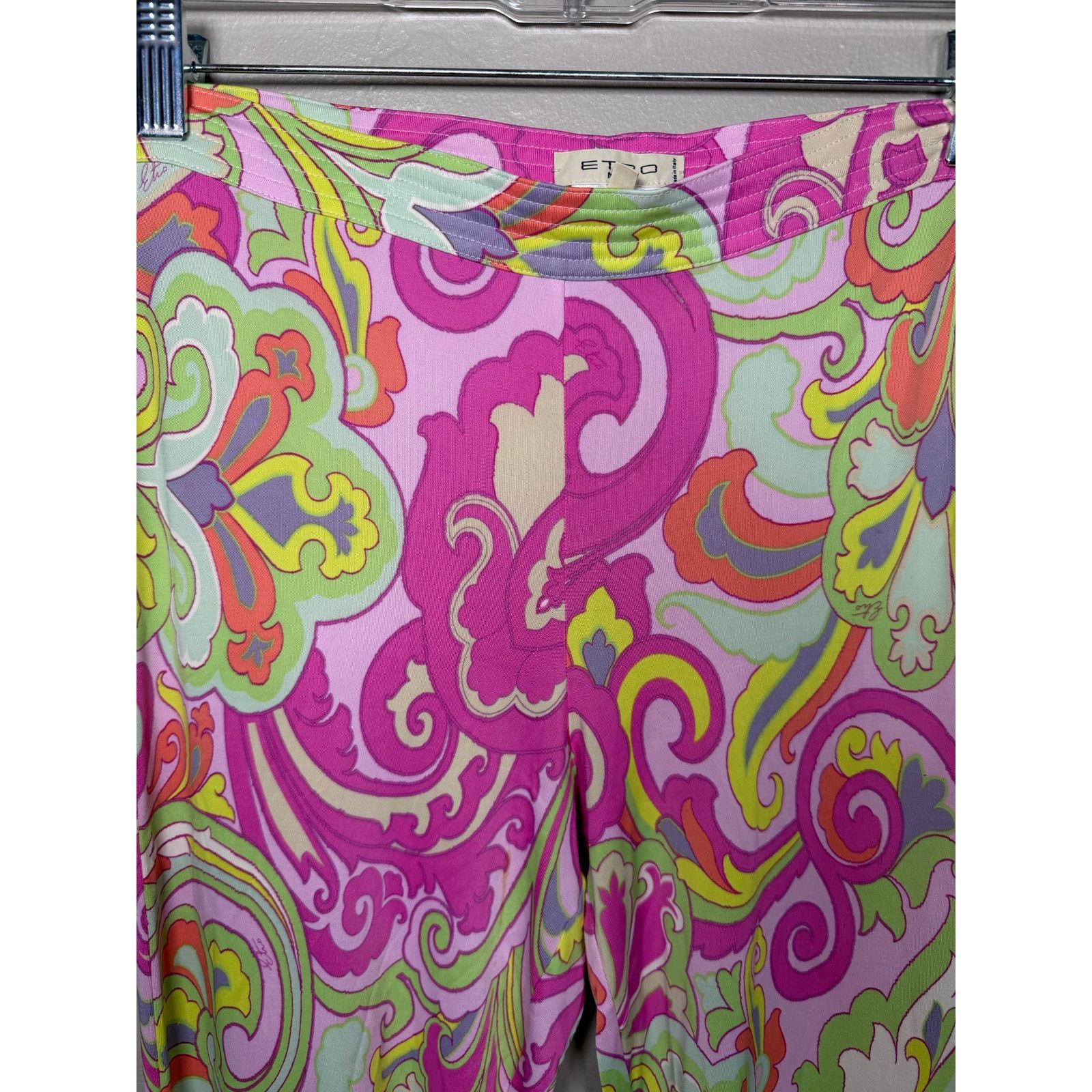 Etro Vintage Etro Paisley 60’s Hippie Flared Pants 42 IT/6 US Size 28" / US 6 / IT 42 - 8 Thumbnail