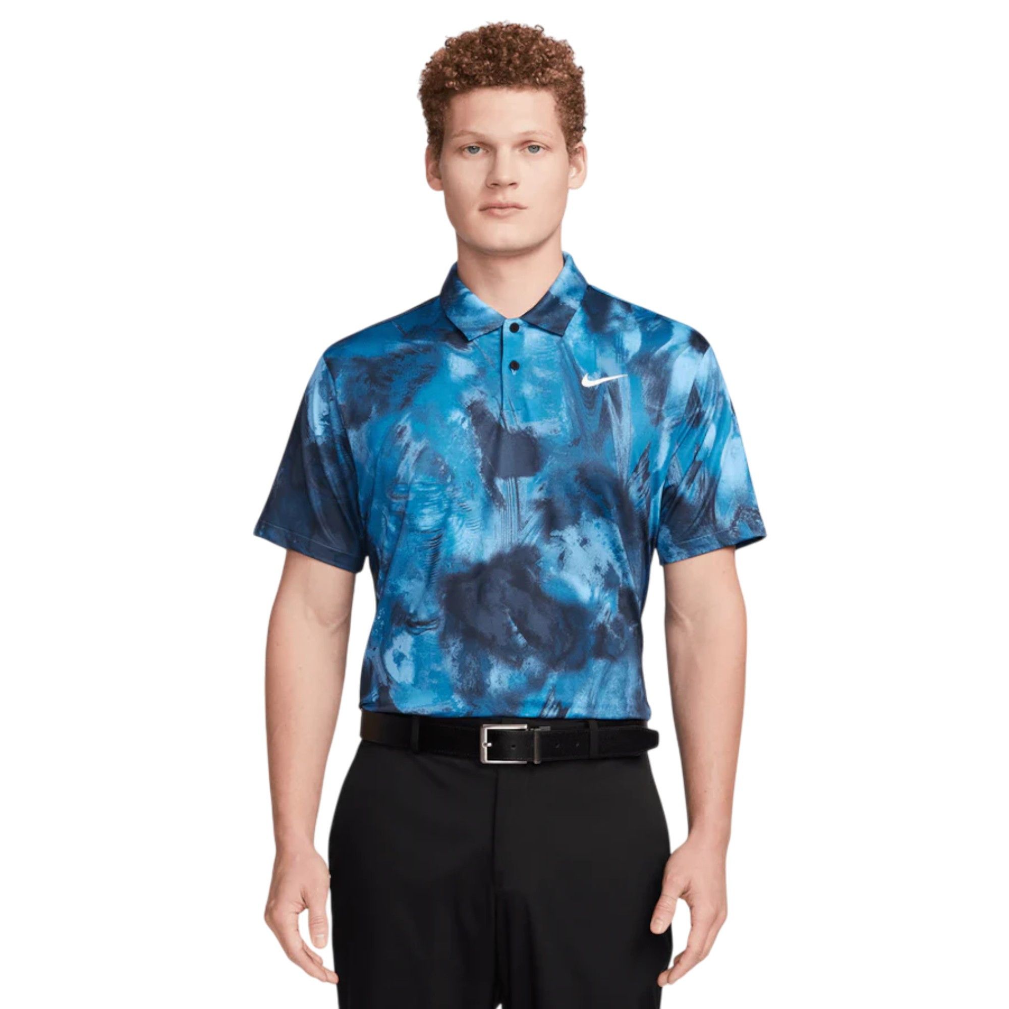 Nike Nike Dri-FIT Tour Ombre Golf Polo Shirt Obsidian FD5935-451 Size US S / EU 44-46 / 1 - 7 Thumbnail