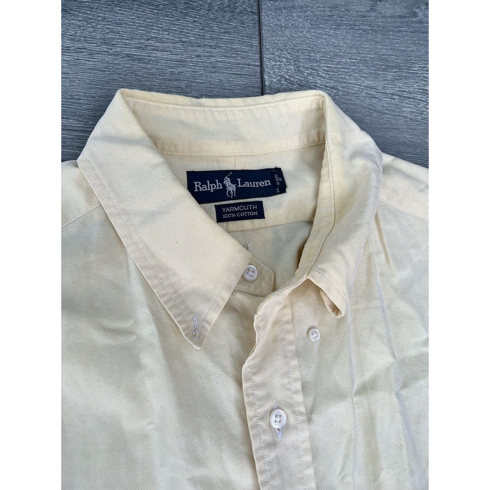 Lauren Ralph Lauren Ralph Lauren Shirt size 17'5 34 Men Shirt yellow A000299 Size US L / EU 52-54 / 3 - 3 Thumbnail
