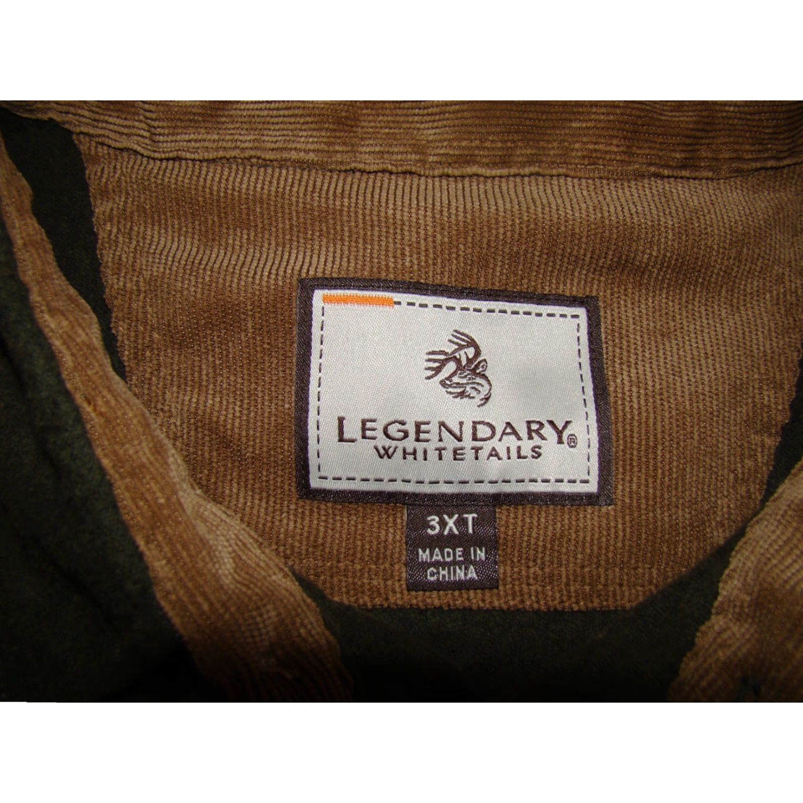 Vintage Legendary Whitetails Shirt Mens 3XT Flannel Chamois Long Sleeve Button-Up Pocket Green 3XT Big & Tall Size US XXL / EU 58 / 5 - 5 Thumbnail