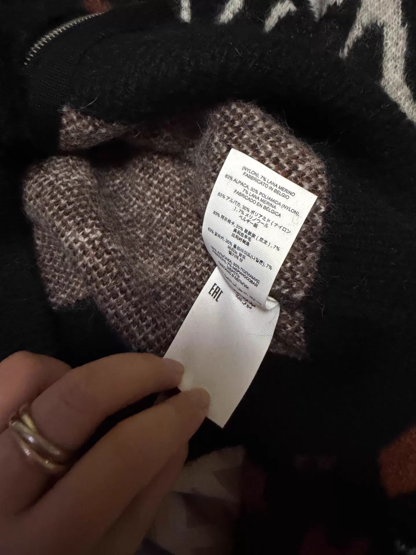 Dries Van Noten Dries Van Noten Women's Short Thick Knit Cardi Riri Zip S Size S / US 4 / IT 40 - 6 Thumbnail