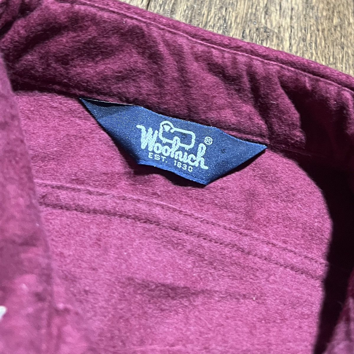 Vintage × Woolrich Woolen Mills vintage woolrich burgundy shirt jacket Size US M / EU 48-50 / 2 - 5 Thumbnail