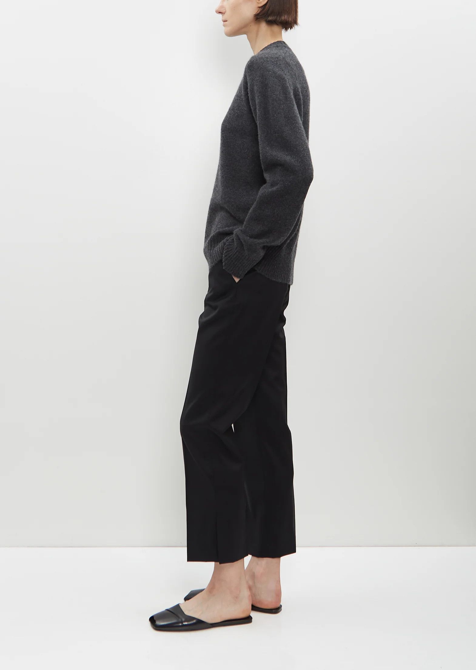 Loulou de Saison o1s22i1n1024 Baltra Cashmere Sweater in Grey Size S / US 4 / IT 40 - 2 Thumbnail