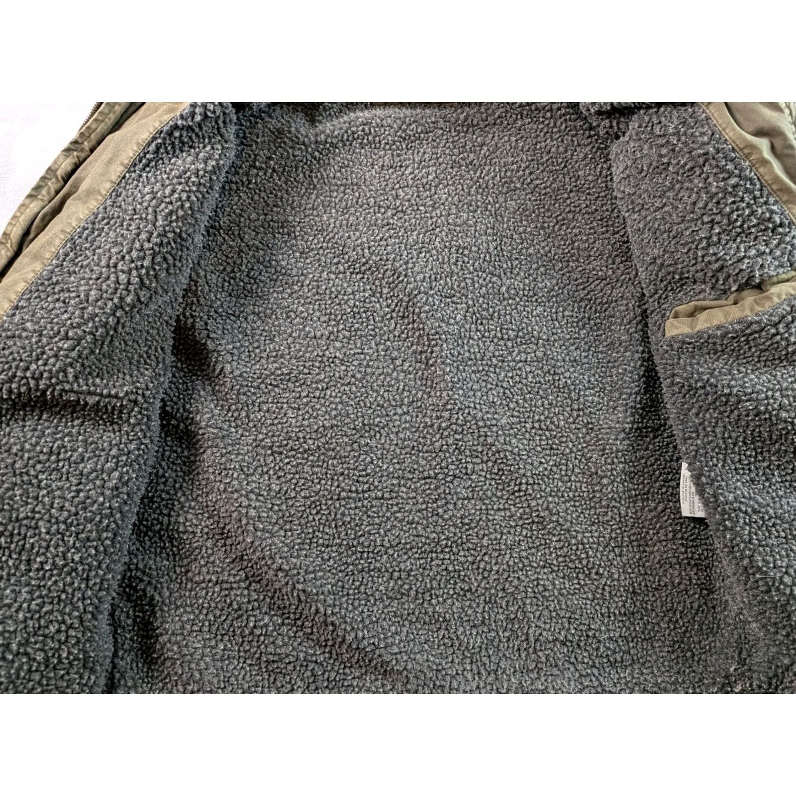 Levi's Levi's Jacket Cotton Olive Green Mid-Length Lined Zipper Pockets Full Zip Stand-Up Collar Men's M Size US M / EU 48-50 / 2 - 5 Thumbnail