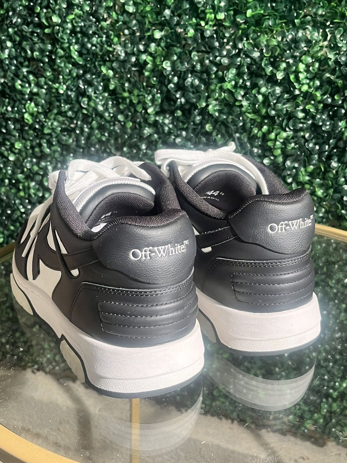 Off-White Out of Office Leather Sneakers – White/Black – EU 44 / US 11 Size US 11 / EU 44 - 4 Thumbnail