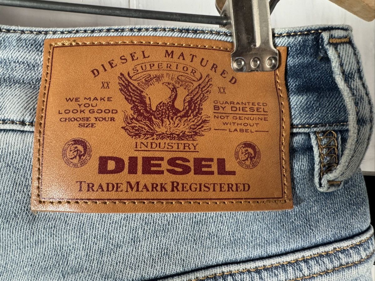 Diesel Diesel D-FAYZA JOGG Stretch Cotton LIGHT Blue Skinny Jeans Size 30" / US 8 / IT 44 - 4 Thumbnail