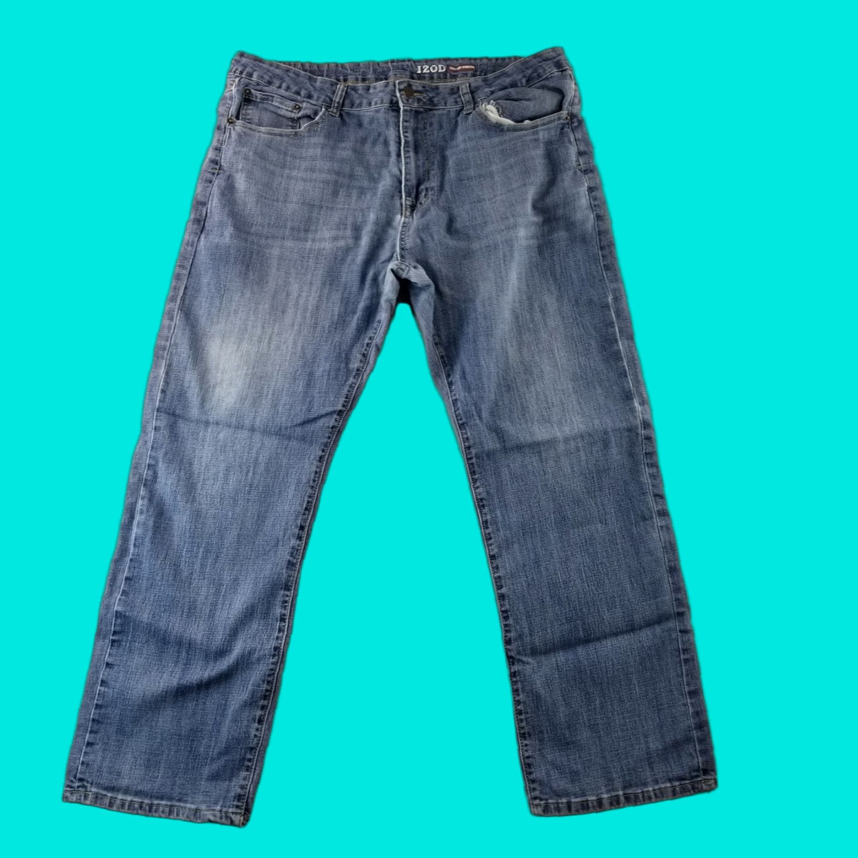 VINTAGE Izod Jeans Mens 40x32 Relax Fit Normcore Nice Quality Comfy Jeans