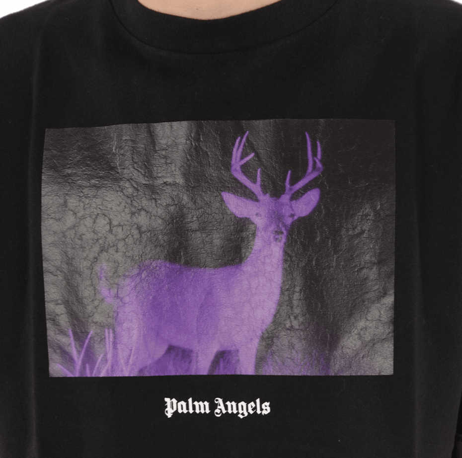 Palm Angels PALM ANGELS Night Vision Deer T-Shirt black Size XXS / US 00 / IT 34 - 7 Thumbnail