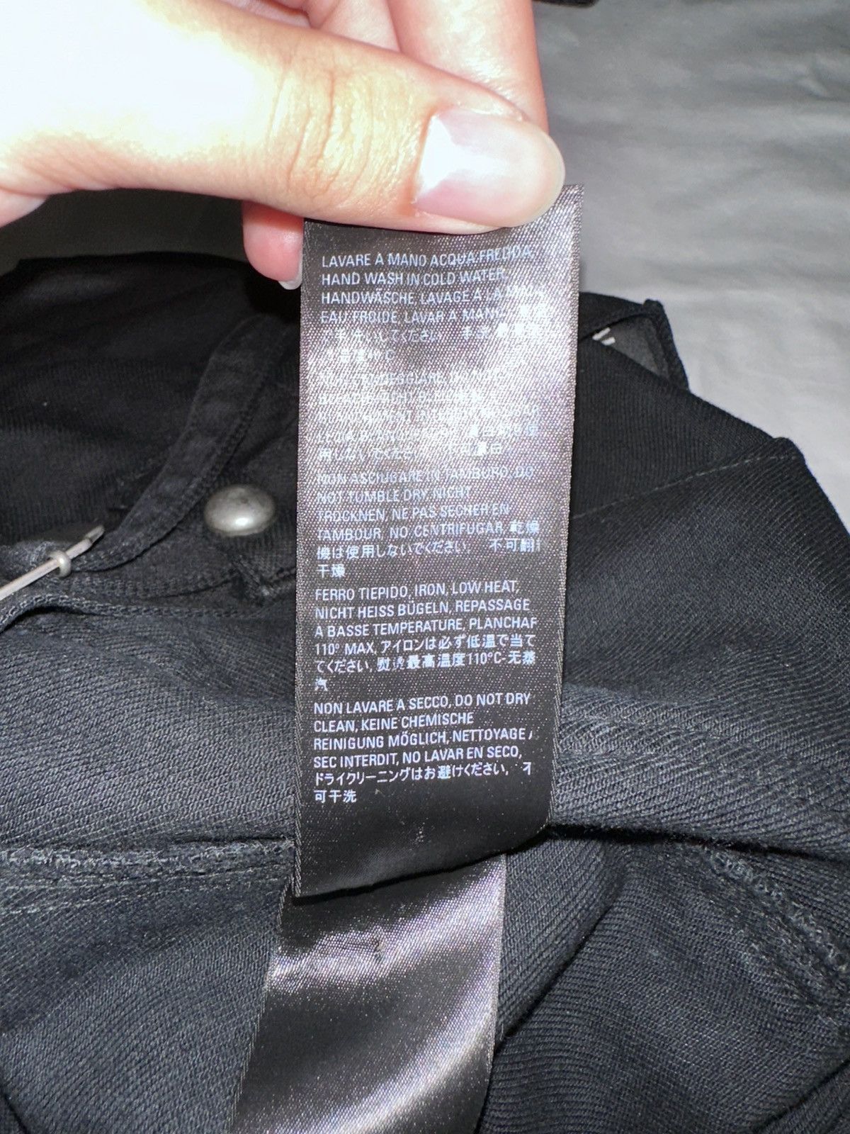 Balenciaga Balenciaga Black Raver Denim Size US 29 - 6 Thumbnail
