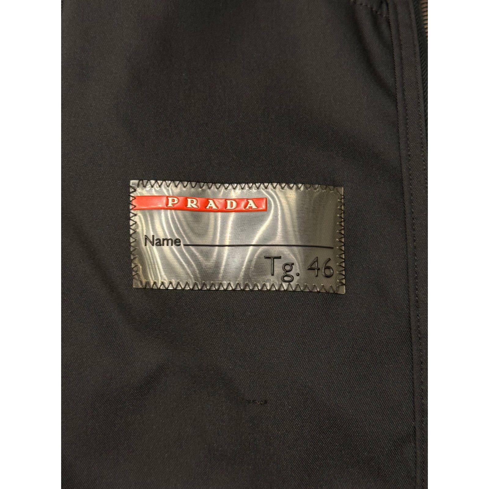Prada 2000s Prada hybrid nylon jacket with leather trim Size M / US 6-8 / IT 42-44 - 8 Thumbnail
