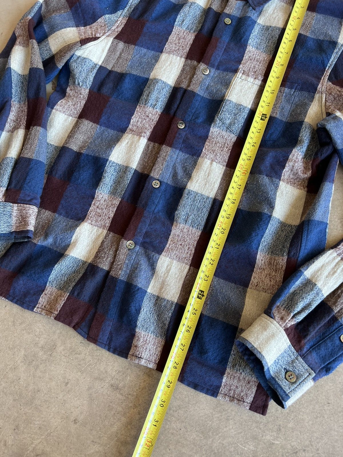 John Elliott WOOL FLANNEL BUTON UP PURPLE BLUE GREY THIN LINEN CASHMERE 3 Size US M / EU 48-50 / 2 - 4 Thumbnail