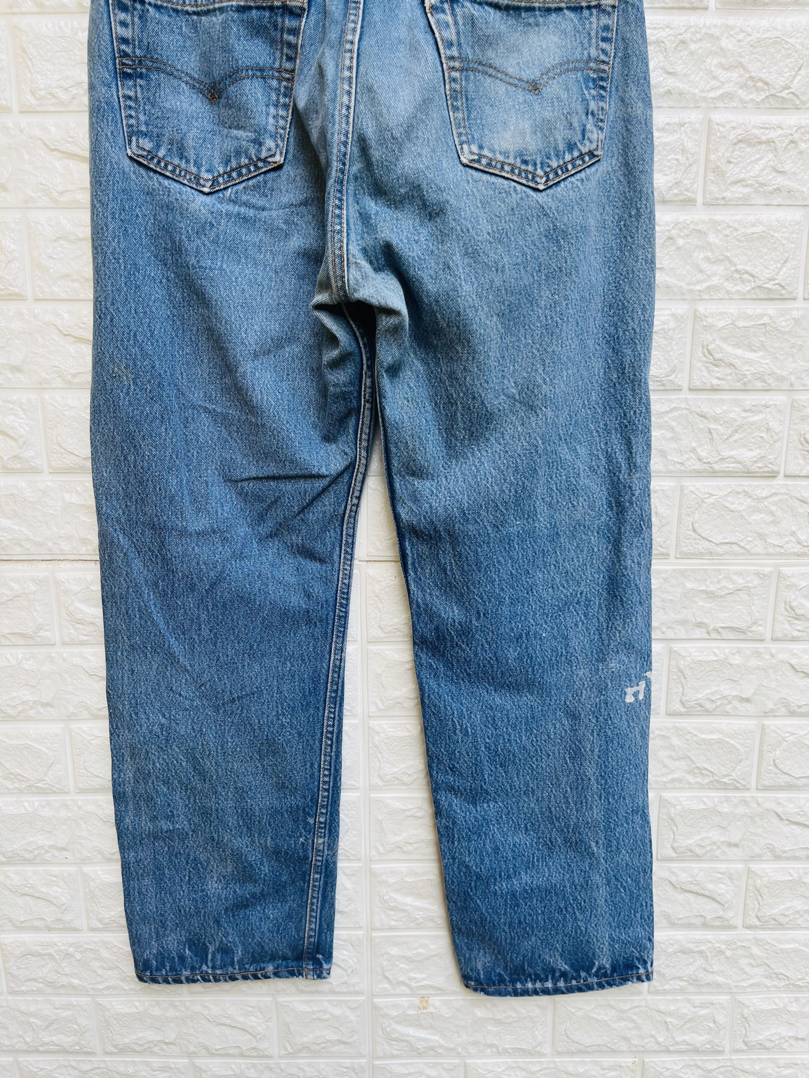 Levi's Vintage Clothing × Vintage Vintage 80s Levis Distressed JapaneseDesigner Fashion Style Size US 33 - 7 Thumbnail
