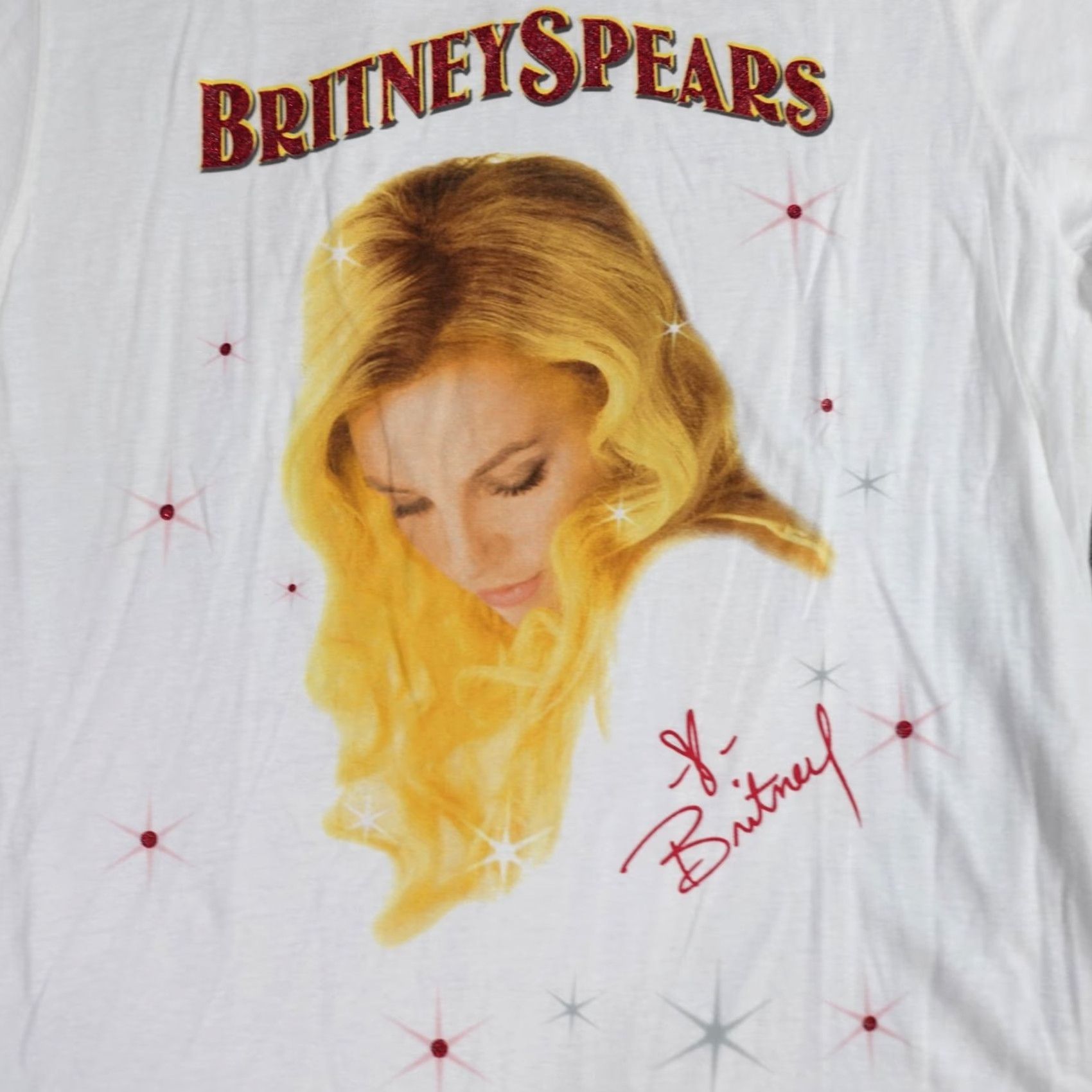 Doublet VINTAGE Britney Spears T-shirt Circus Tour 2009 Double-Sided White Medium Men Crew Neck Short Sleeve Graphic Print Jersey 1990s Size US M / EU 48-50 / 2 - 2 Thumbnail