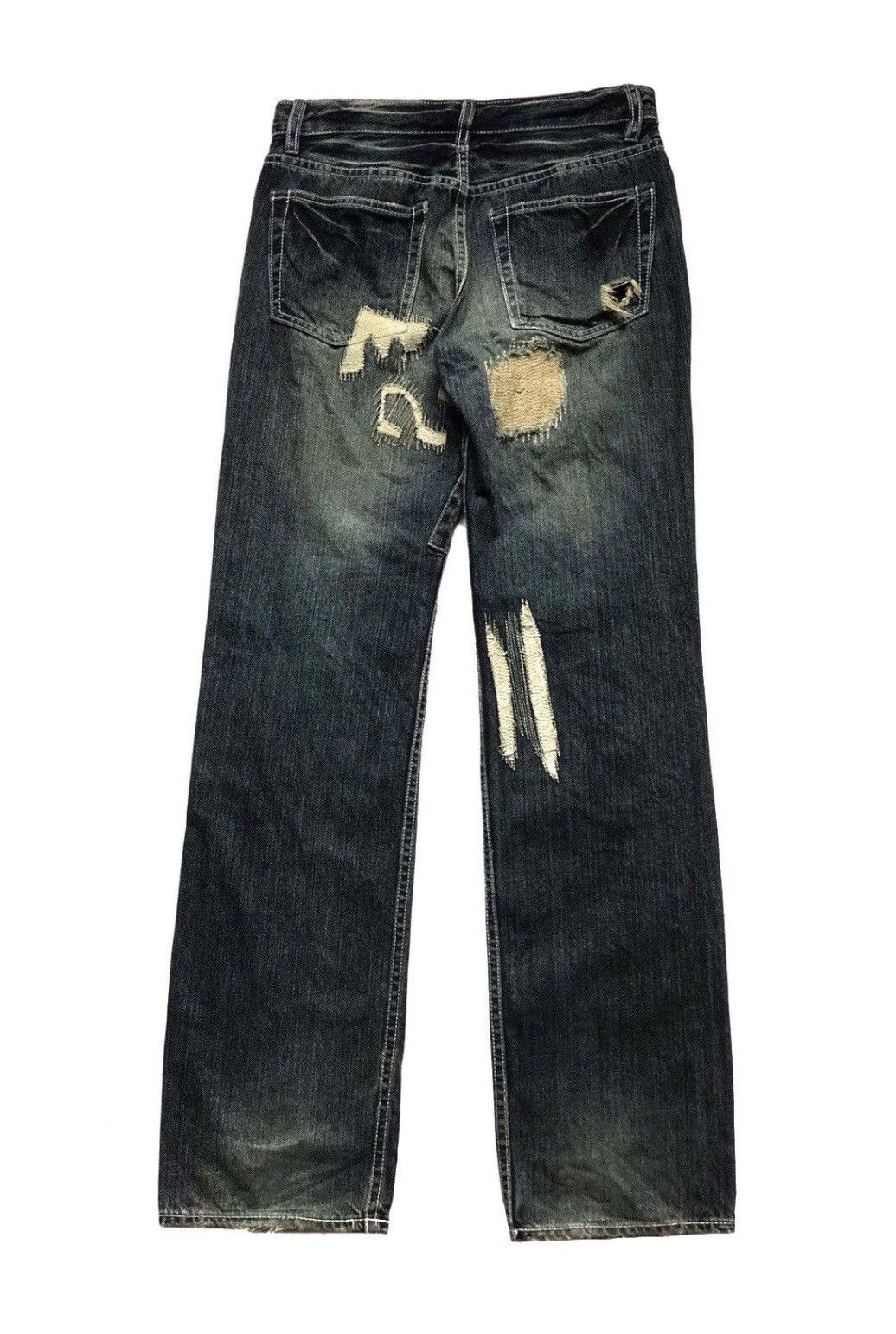 Takeo Kikuchi TAKEO KIKUCHI PATCHWORK STYLE JEANS Size US 32 / EU 48 - 2 Thumbnail