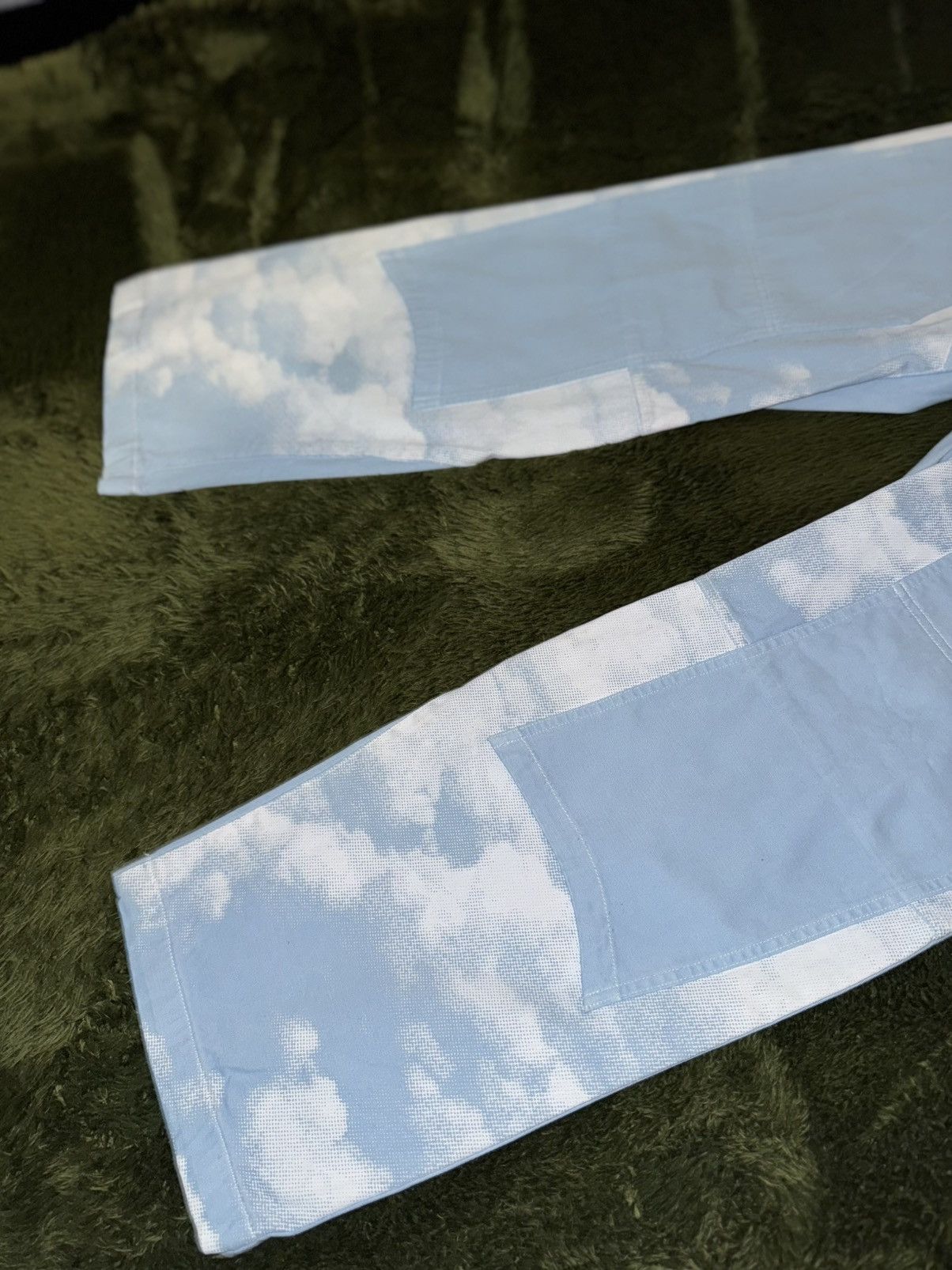 Japanese Brand [XL] Cost per Kilo Painter Pants Washed Snow Blue Size US 34 / EU 50 - 6 Thumbnail