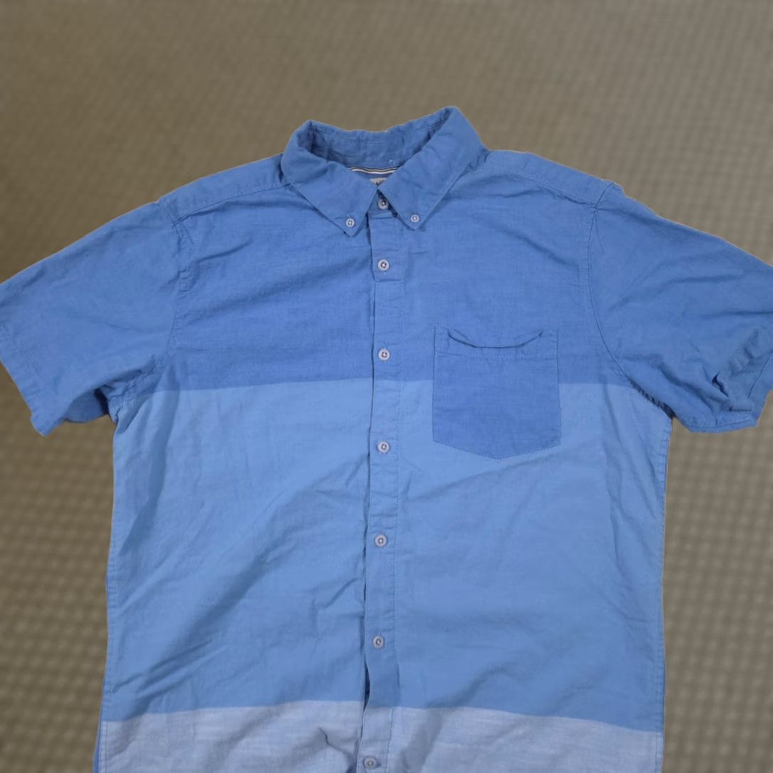 Hurley Hurley Shirt Mens M Blue Colorblock Button Front Short Sleeve Casual Woven Size US M / EU 48-50 / 2 - 1 Thumbnail
