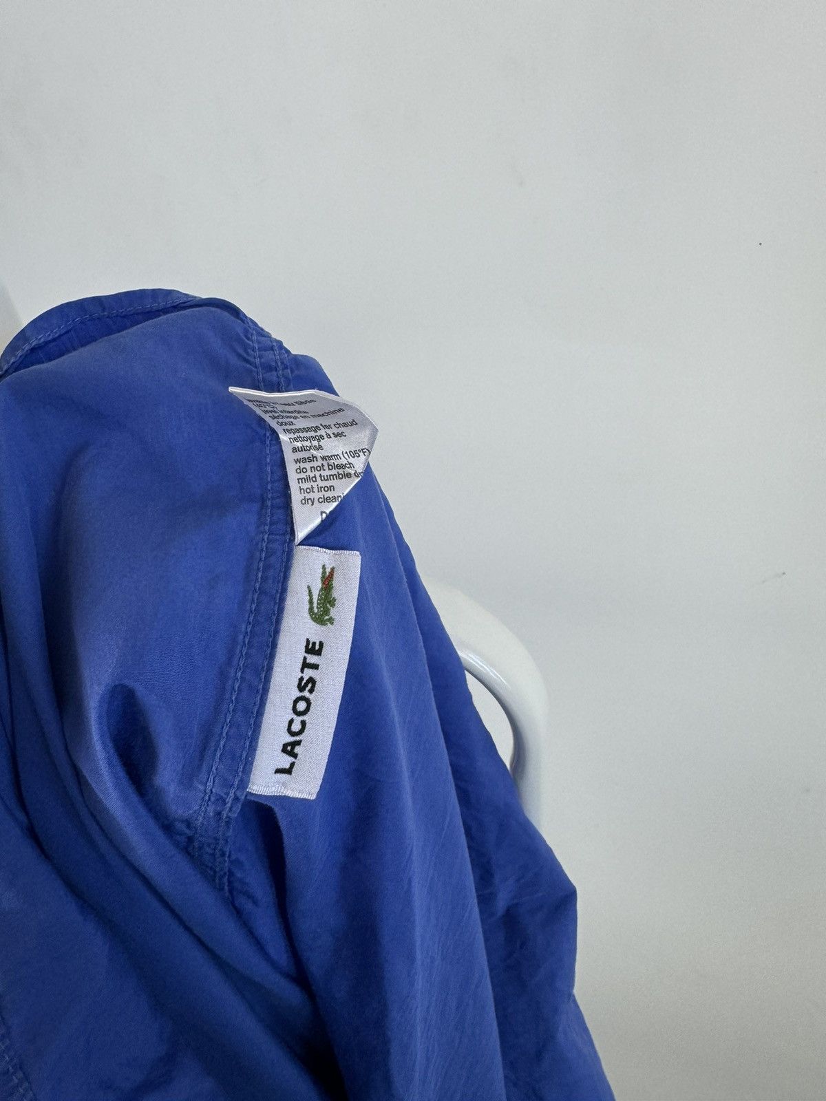 Lacoste Vintage Lacoste Short Sleeve Garment Dyed Shirt Size US L / EU 52-54 / 3 - 4 Thumbnail