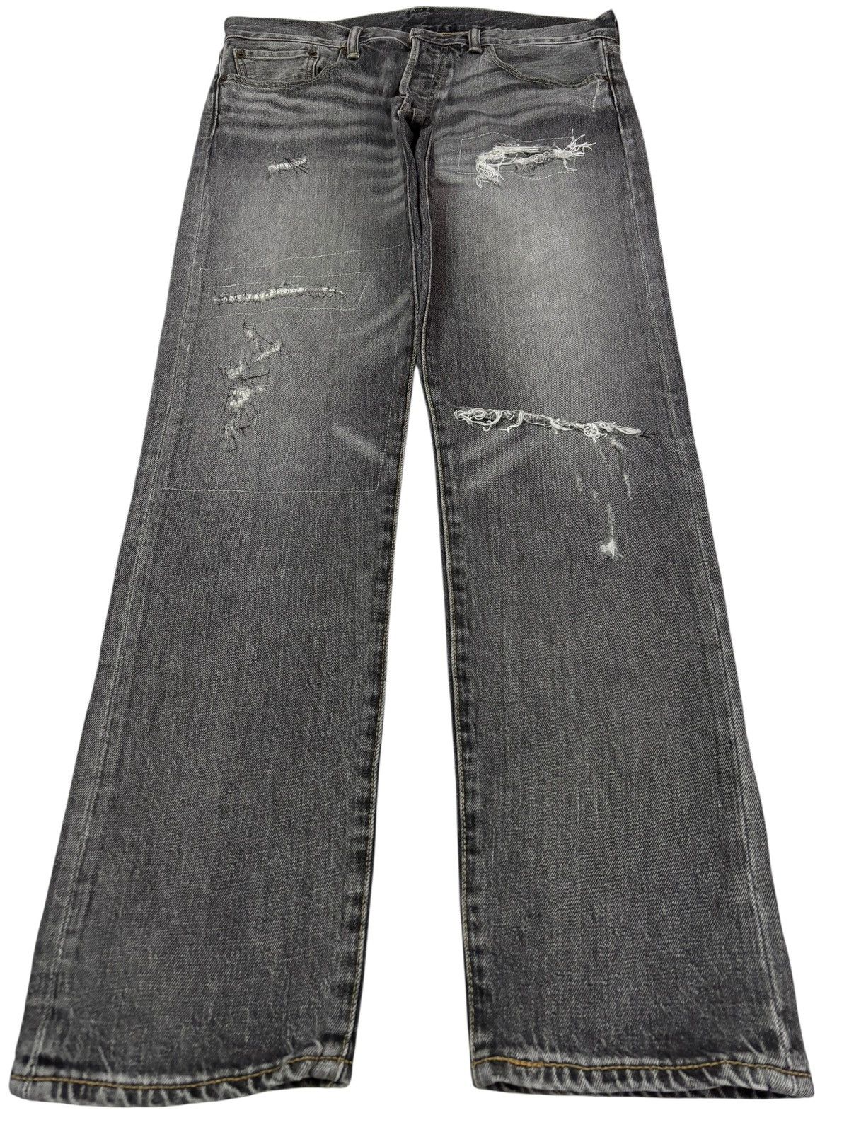 Vtg Y2k Levis 501 Distressed Jeans