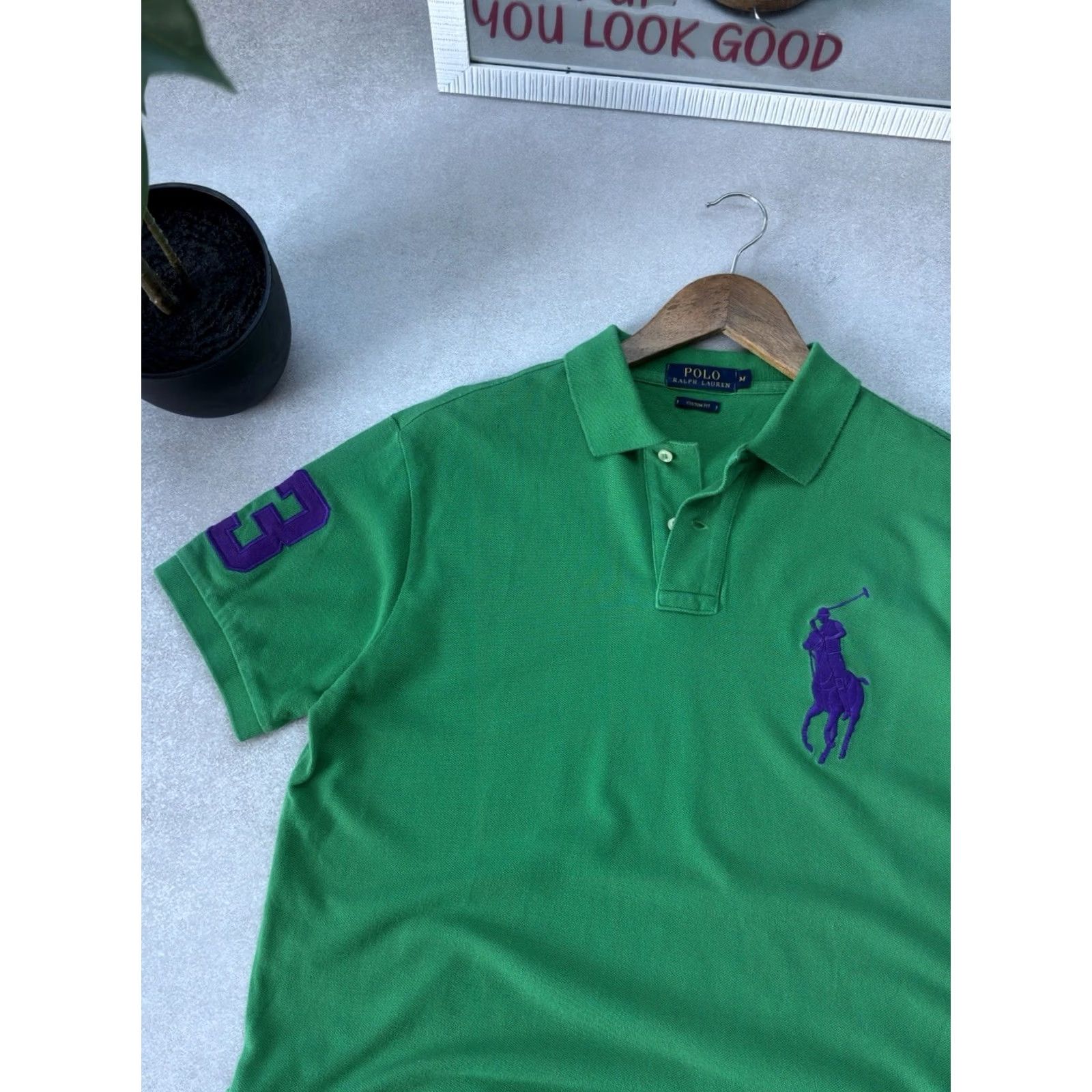Polo Ralph Lauren VINTAGE Polo Ralph Lauren Polo Shirt Green Size M Chiefs Keef Style Mens Polo Shirt Size US M / EU 48-50 / 2 - 3 Thumbnail