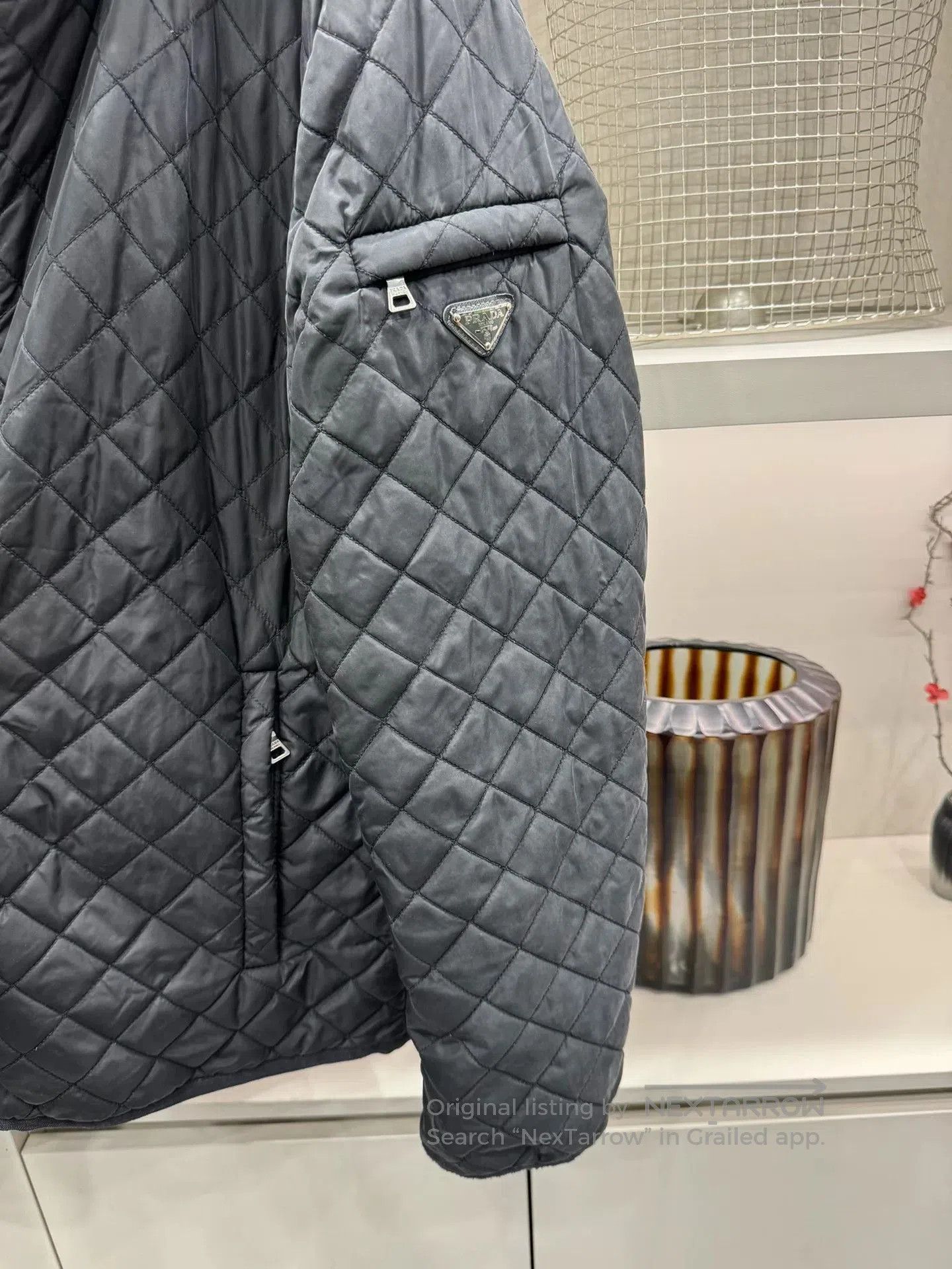 Prada PRADA Quilted Light Cotton Hooded Jacket. Size US L / EU 52-54 / 3 - 8 Thumbnail