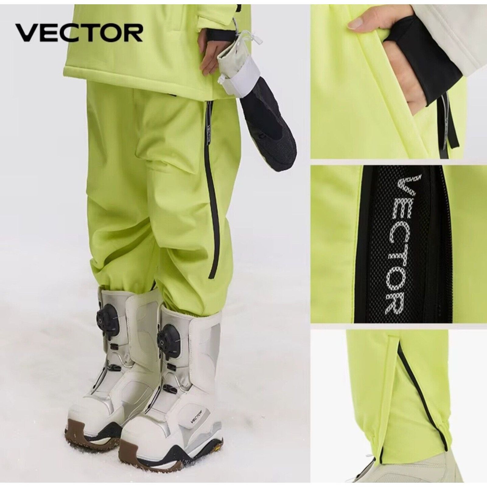 Other Vector Insnow Anorak Snow Pants Snowboarding XS Light Green Size 25" / US 0 / IT 36 - 2 Thumbnail