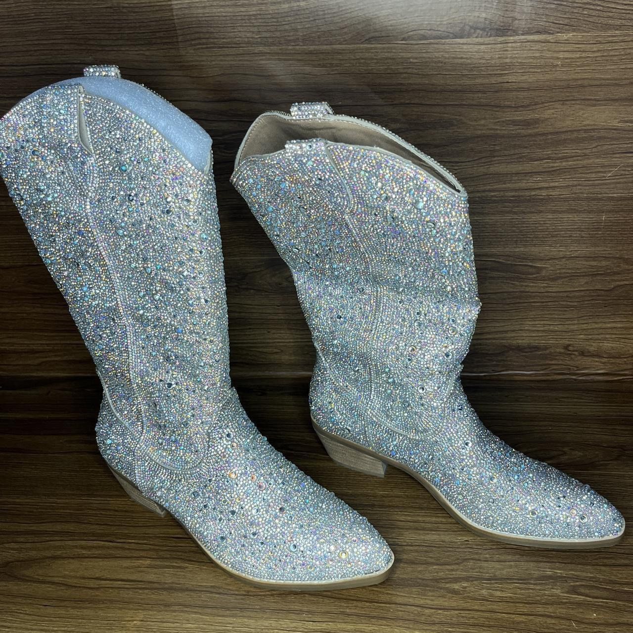 Other Madden Girl Redford Coachella multicolored Rhinestones Boot Size US 8.5 / IT 38.5 - 2 Thumbnail