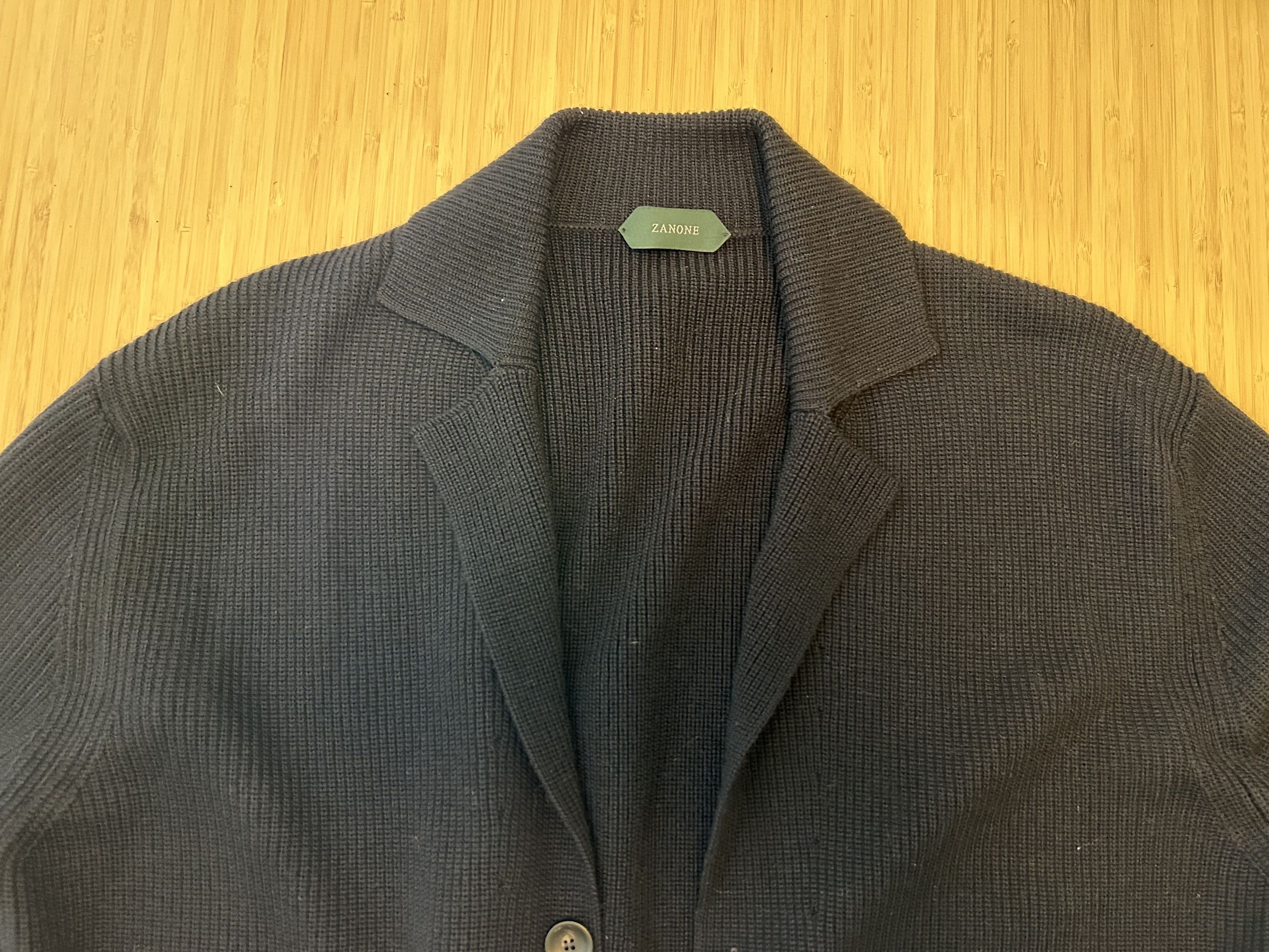 Zanone Zanone Merino Wool Cardigan Size US XL / EU 56 / 4 - 3 Thumbnail