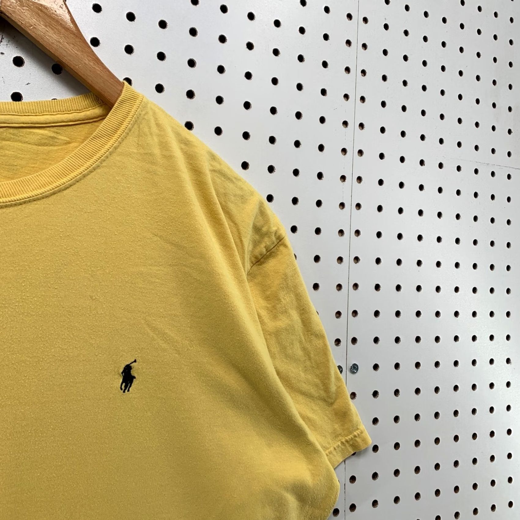 Polo Ralph Lauren VINTAGE Polo Ralph Lauren Shirt Yellow Black Pony Mens Large Short Sleeve Size US L / EU 52-54 / 3 - 7 Thumbnail