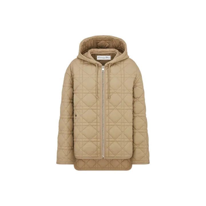 Dior Dior FW22 Hooded Short Coat in Khaki 0079-2507 Size M / US 6-8 / IT 42-44 - 1 Thumbnail