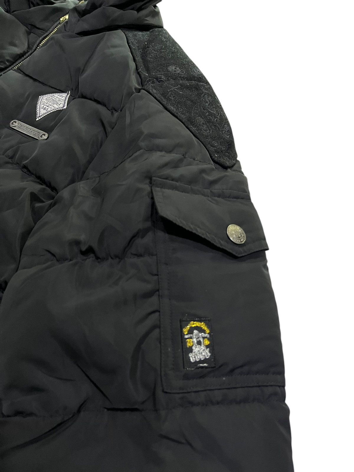 Hysteric Glamour ☠️COOL DRIVE STRIKER☠️ BLACK SENSE PUNK LGB PUFFER DOWN JACKET Size US M / EU 48-50 / 2 - 8 Thumbnail