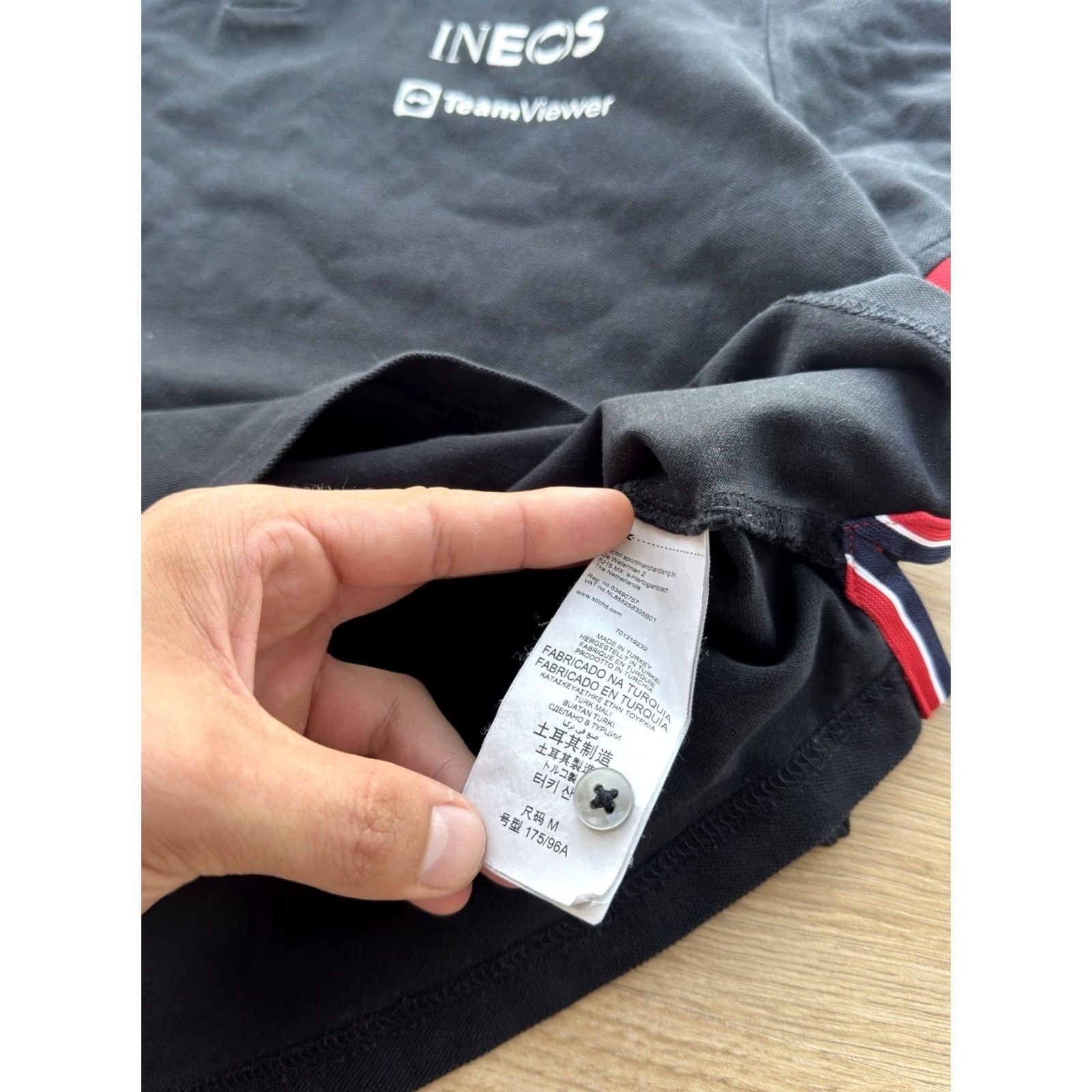 Mercedes-Benz Mercedes-Benz AMG Petronas Formula One Team Black Polo T-shirt Size M Men Size US M / EU 48-50 / 2 - 7 Thumbnail