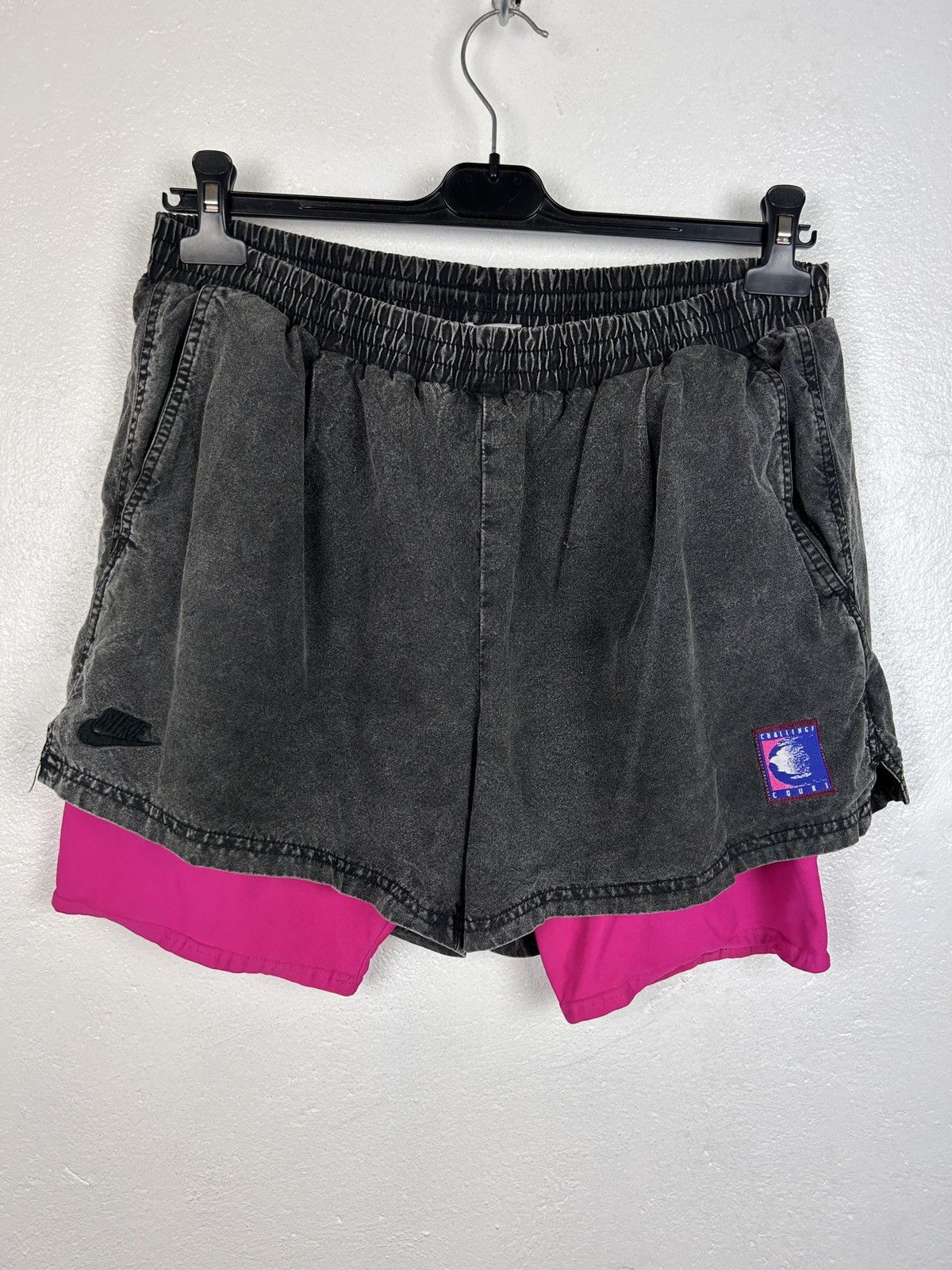 Andre Agassi Nike Vintage Vintage Nike Challenge Court 1991 Andre Agassi Denim Shorts Grailed