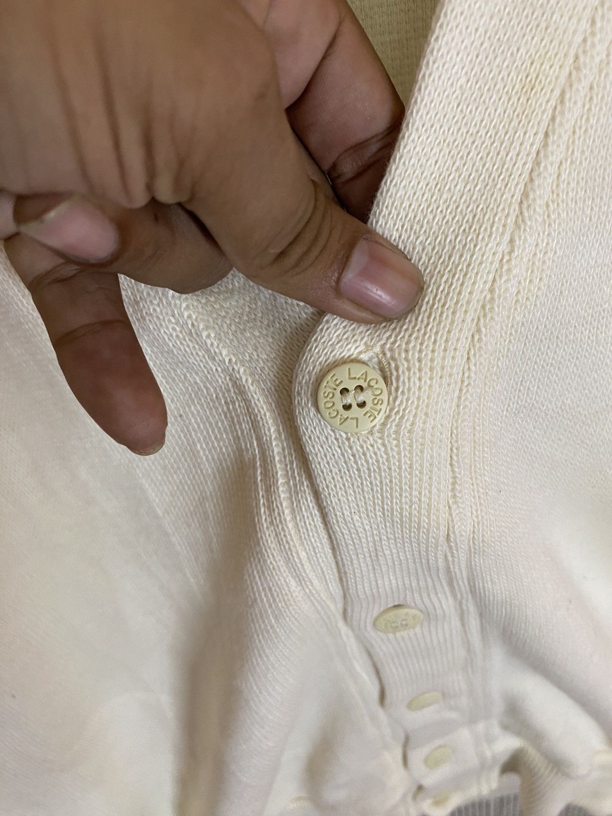 Lacoste ‼️VINTAGE LACOSTE CLUB CARDIGAN SIZE 3‼️ Size US L / EU 52-54 / 3 - 3 Thumbnail