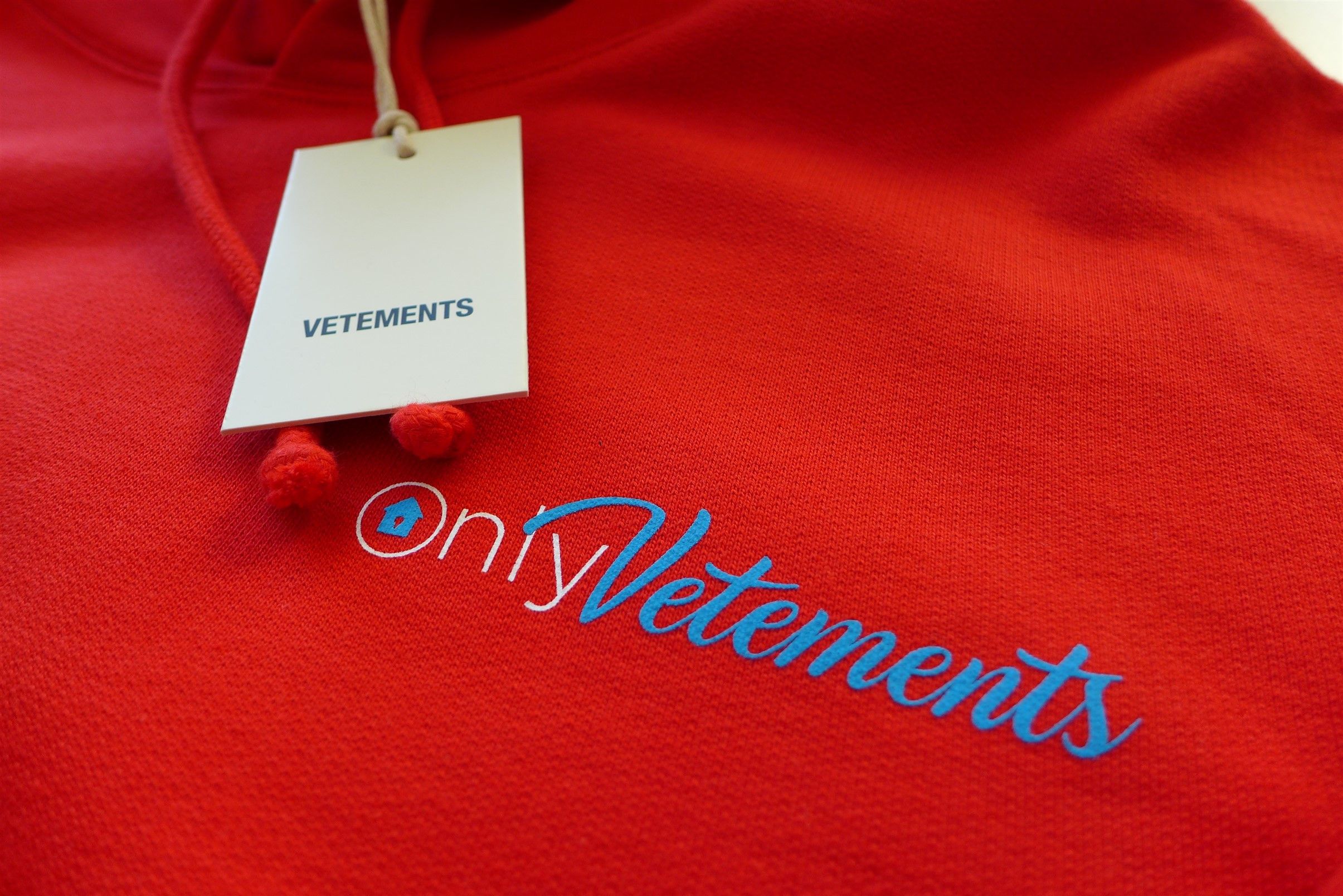 Vetements Vetements Oversized OnlyVetements Red Hoodie Size US XS / EU 42 / 0 - 5 Thumbnail
