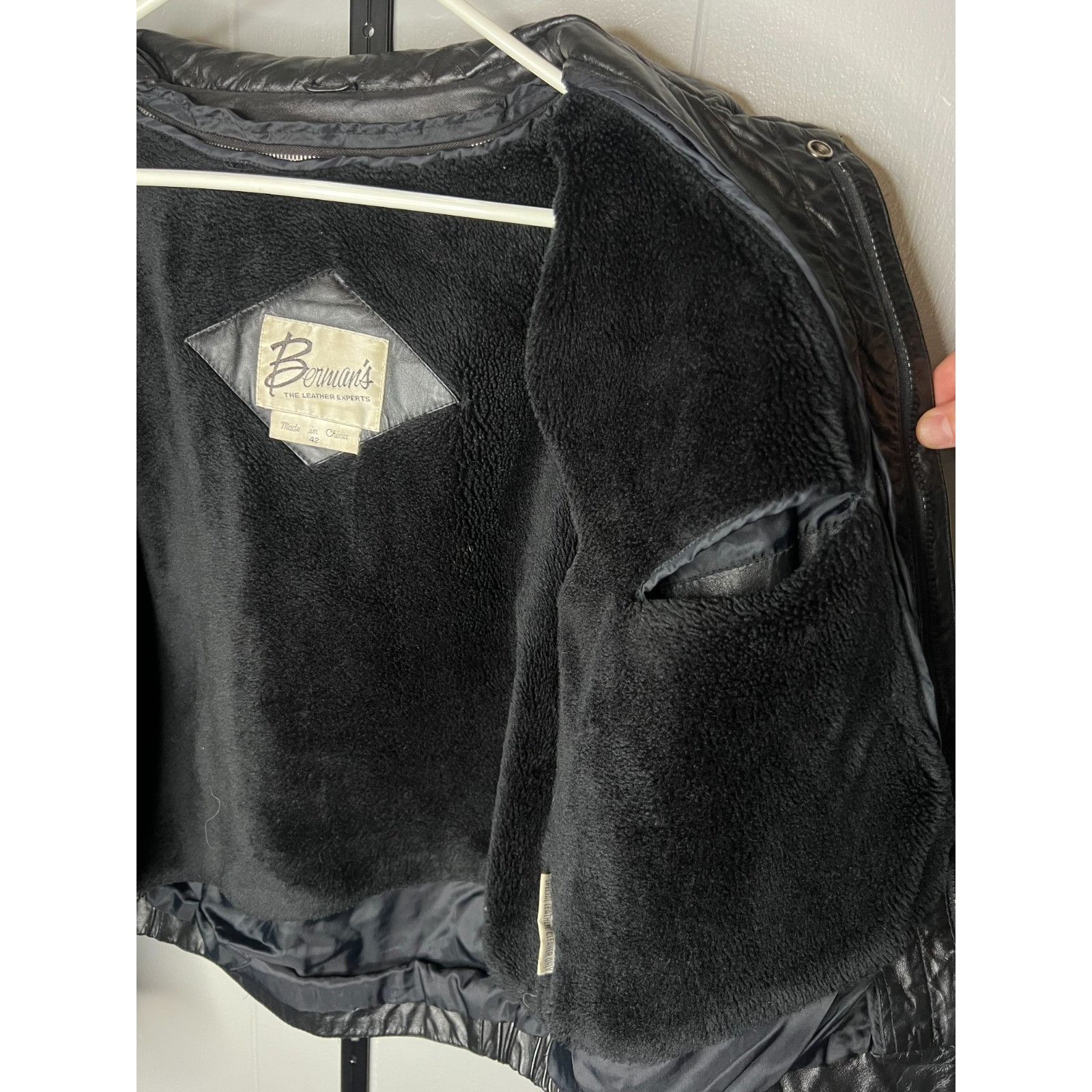 Other Vintage 70s Berman's Leather Motorcycle Jacket Size 42 Large Size US L / EU 52-54 / 3 - 5 Thumbnail