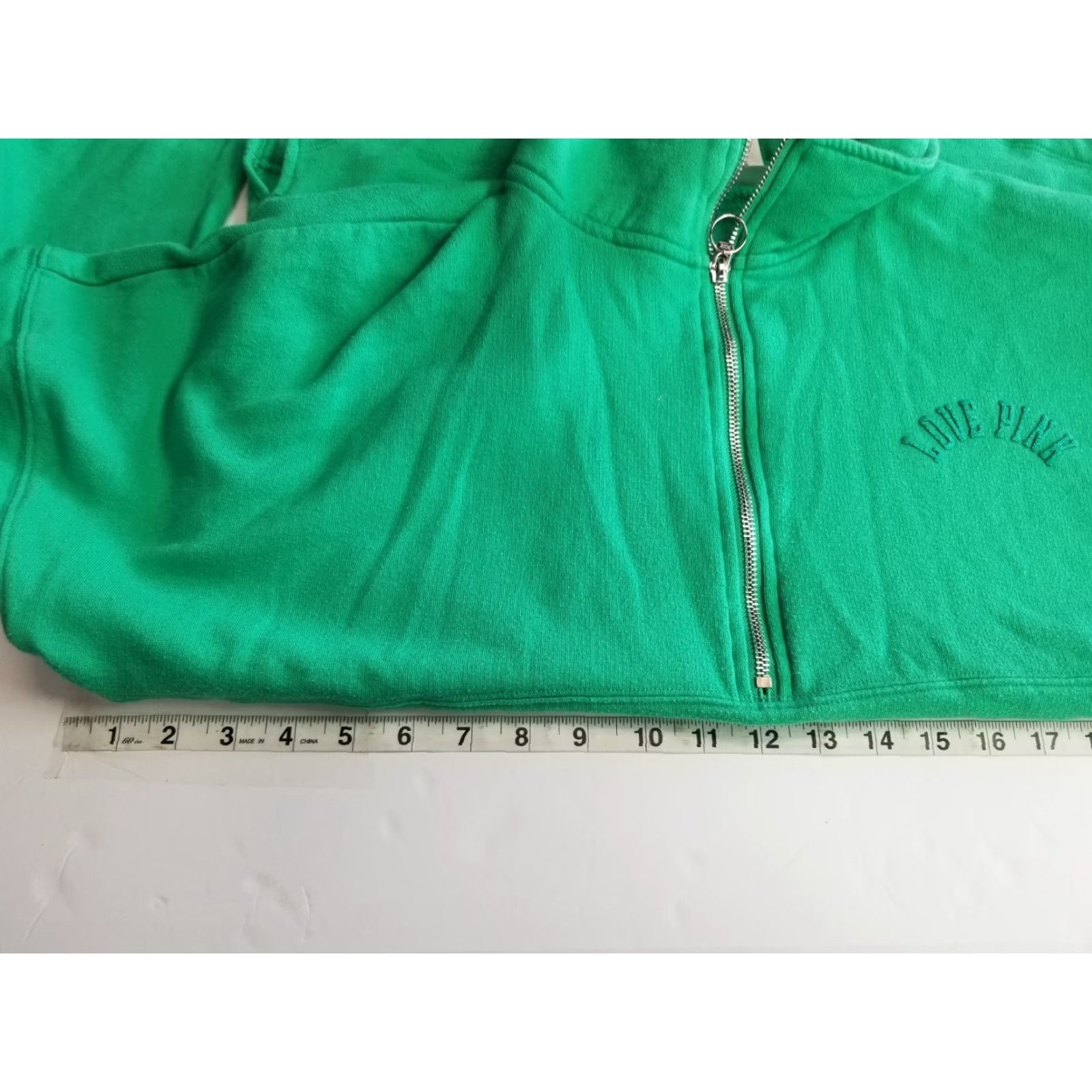 Victoria's Secret VINTAGE Victoria's Secret PINK Sweatshirt 1/4 Zip Sweater Women Size S Green Long Sleeve Pullover Mock Neck Activewear Regular Fit Size S / US 4 / IT 40 - 3 Thumbnail