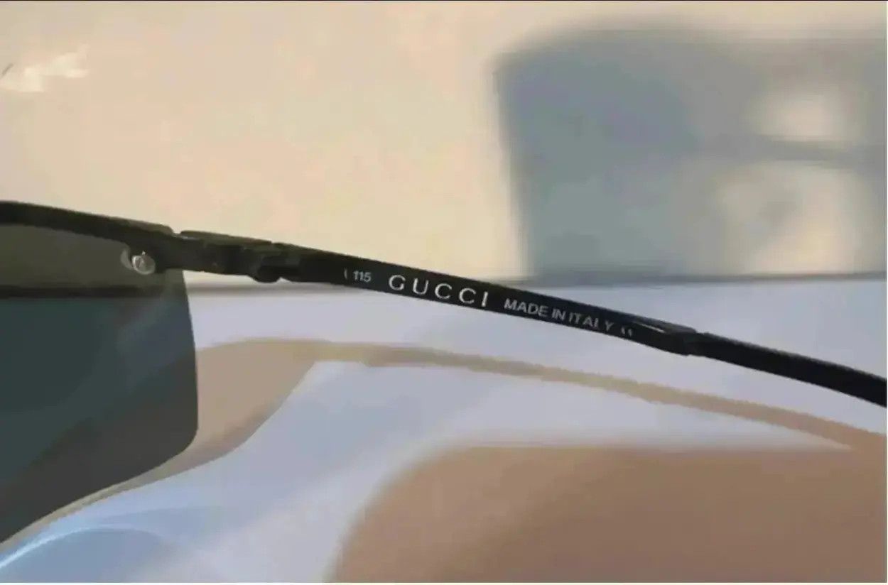 Gucci × Tom Ford × Vintage GUCCI Sunglasses Rimless Tom Ford Era Shield Mask Sport Size ONE SIZE - 3 Thumbnail