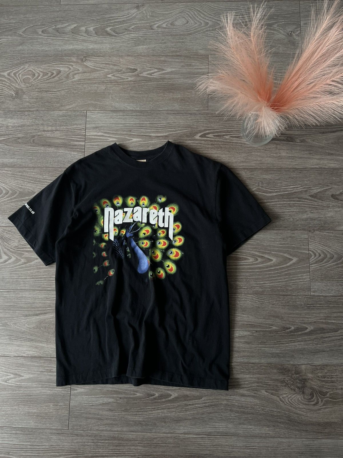 Band Tees × Designer × Vintage ‼️Vintage Nazareth Oversize Archival Tee by Jerzees‼️ Size US L / EU 52-54 / 3 - 4 Thumbnail