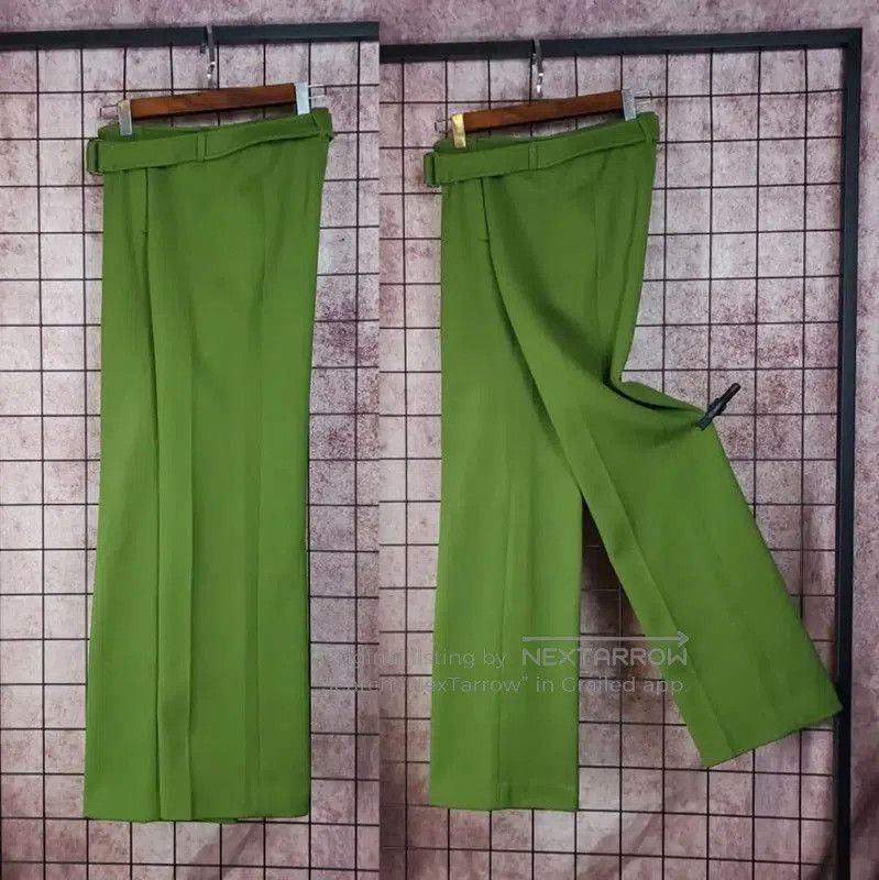 Burberry Burberry Green Casual Trousers for Women. Size 23" - 2 Thumbnail